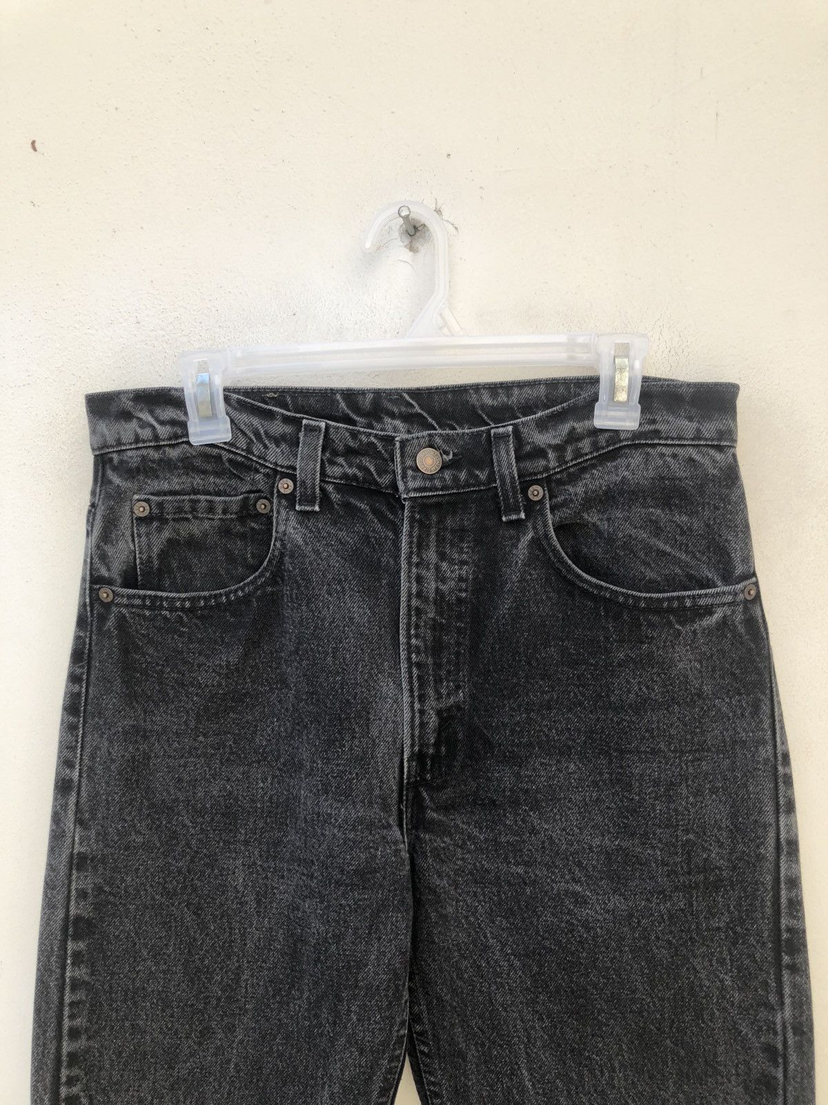 Levi's Vintage 1997 Levi’s 505 Jeans Faded Black Denim Size US 32 / EU 48 - 7 Thumbnail