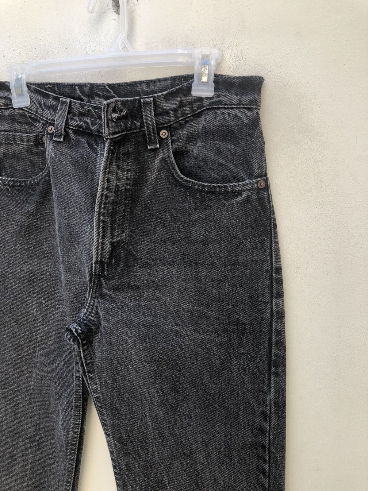 Levi's Vintage 1997 Levi’s 505 Jeans Faded Black Denim Size US 32 / EU 48 - 12 Thumbnail