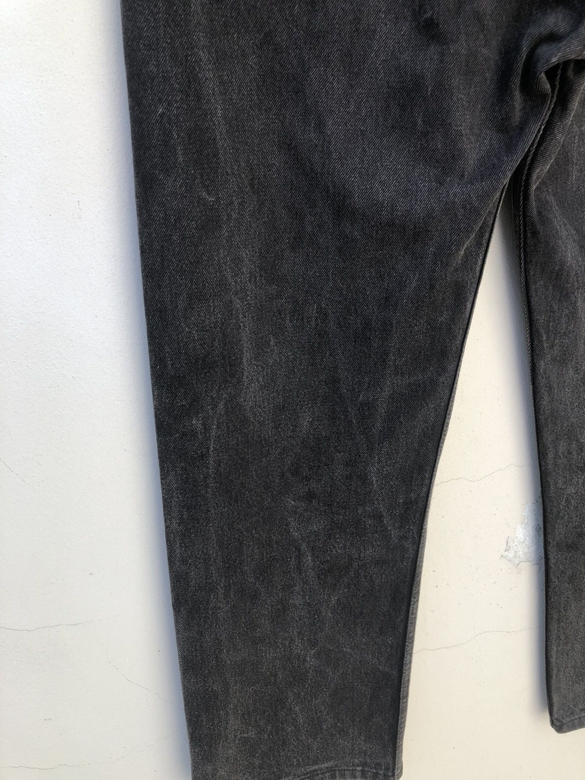 Levi's Vintage 1992 Levi’s 501 Jeans Faded Black Denim Size US 33 - 16 Thumbnail