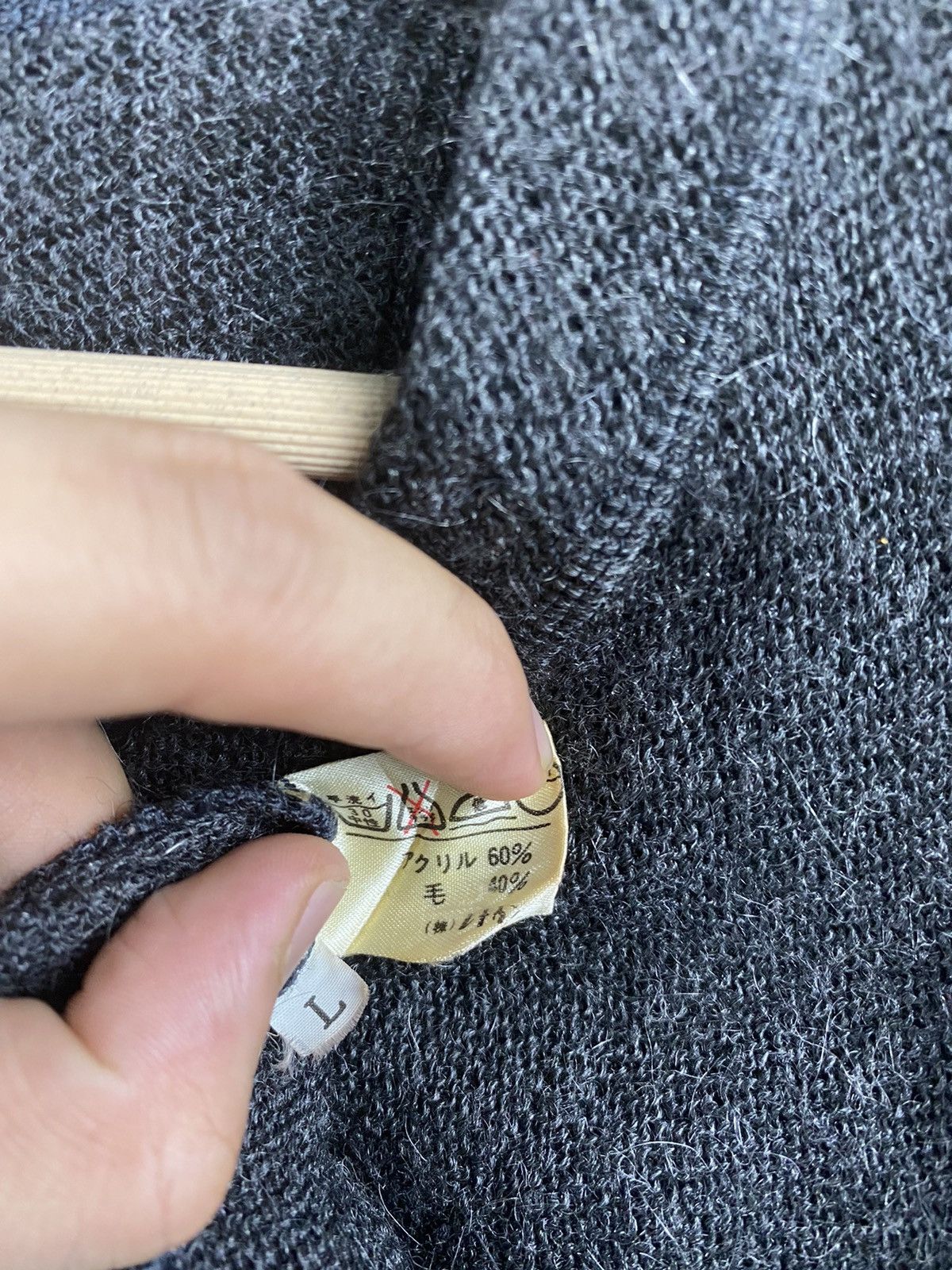 Japanese Brand Arnold Palmer cardigan grey Knitwear #Z062 Size US M / EU 48-50 / 2 - 8 Thumbnail