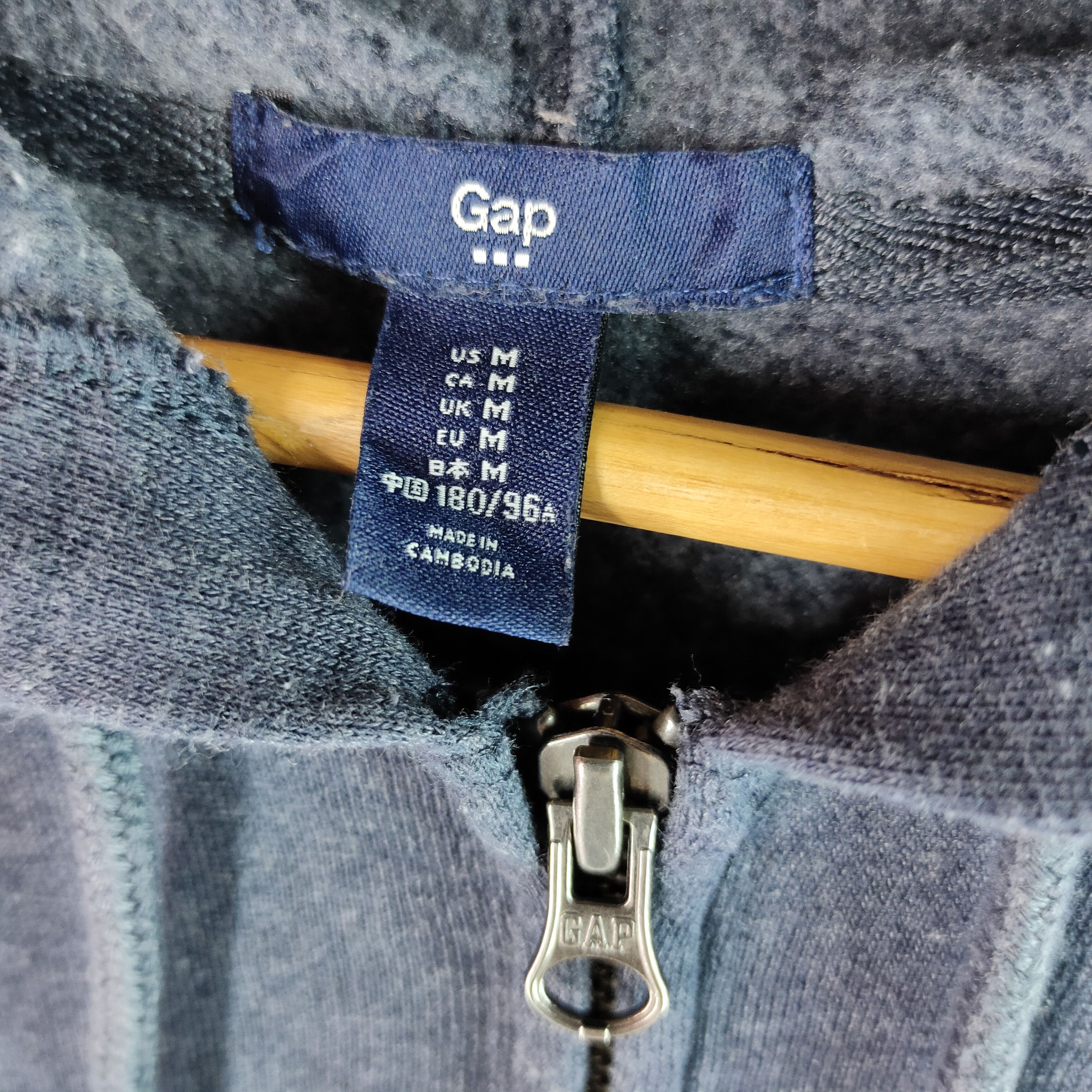 Gap GAP Embroidery Spell Out American Full Zipper Sweatshirt Size US M / EU 48-50 / 2 - 3 Thumbnail