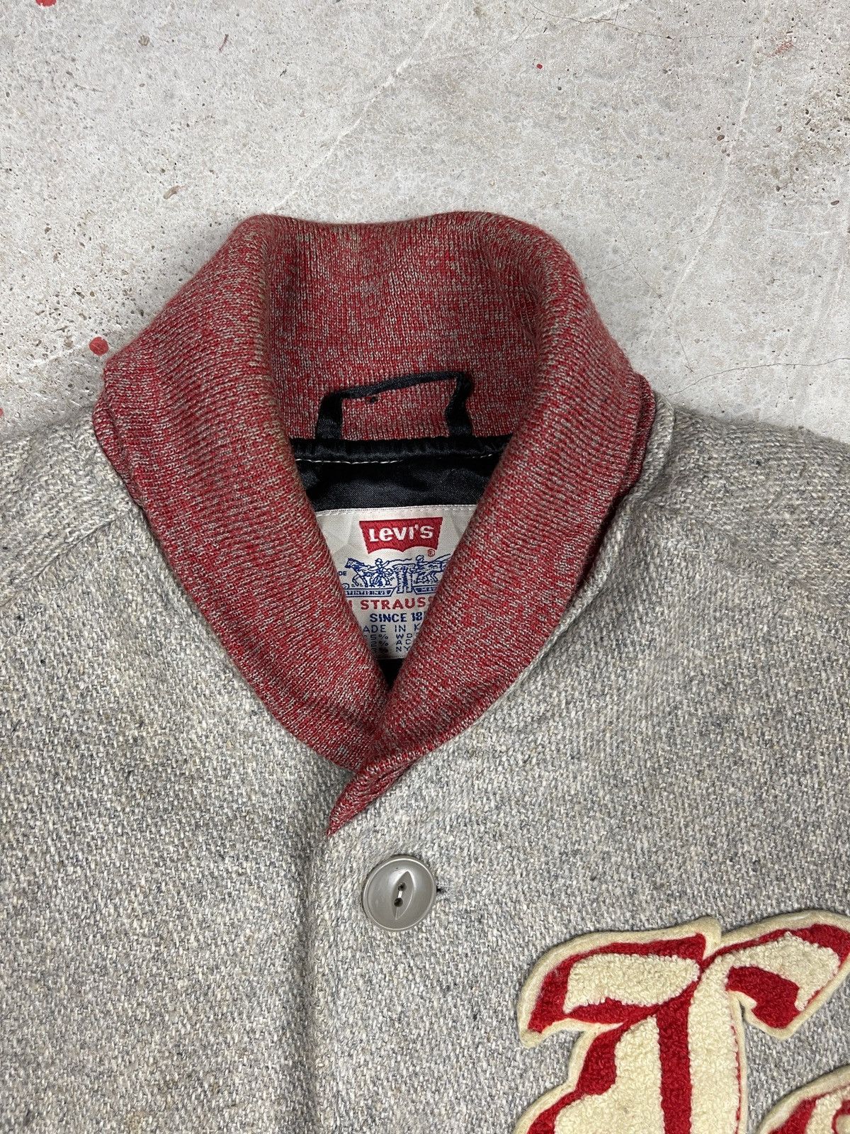 Levi's Vintage Levis Wool barn buttoned jacket Size US L / EU 52-54 / 3 - 7 Thumbnail