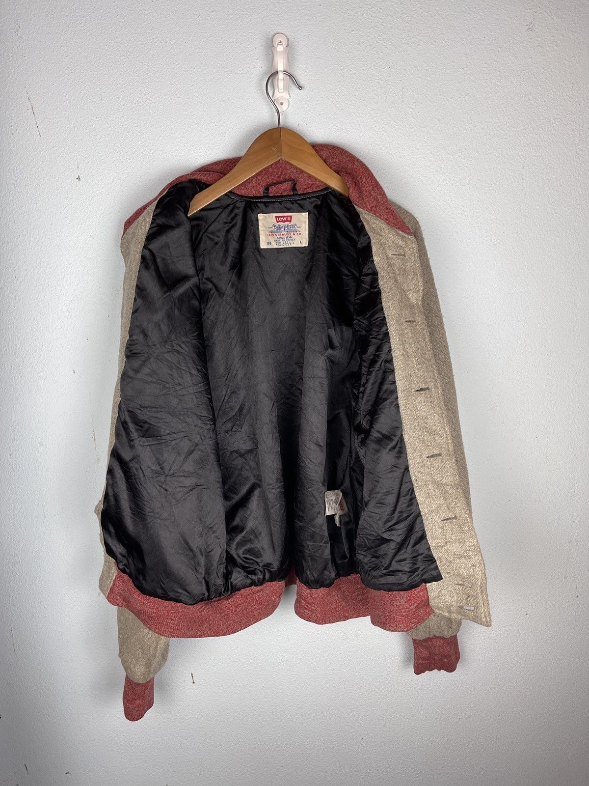 Levi's Vintage Levis Wool barn buttoned jacket Size US L / EU 52-54 / 3 - 3 Thumbnail