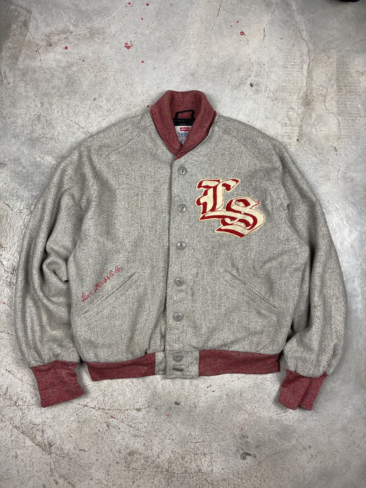 Levi's Vintage Levis Wool barn buttoned jacket Size US L / EU 52-54 / 3 - 1 Thumbnail