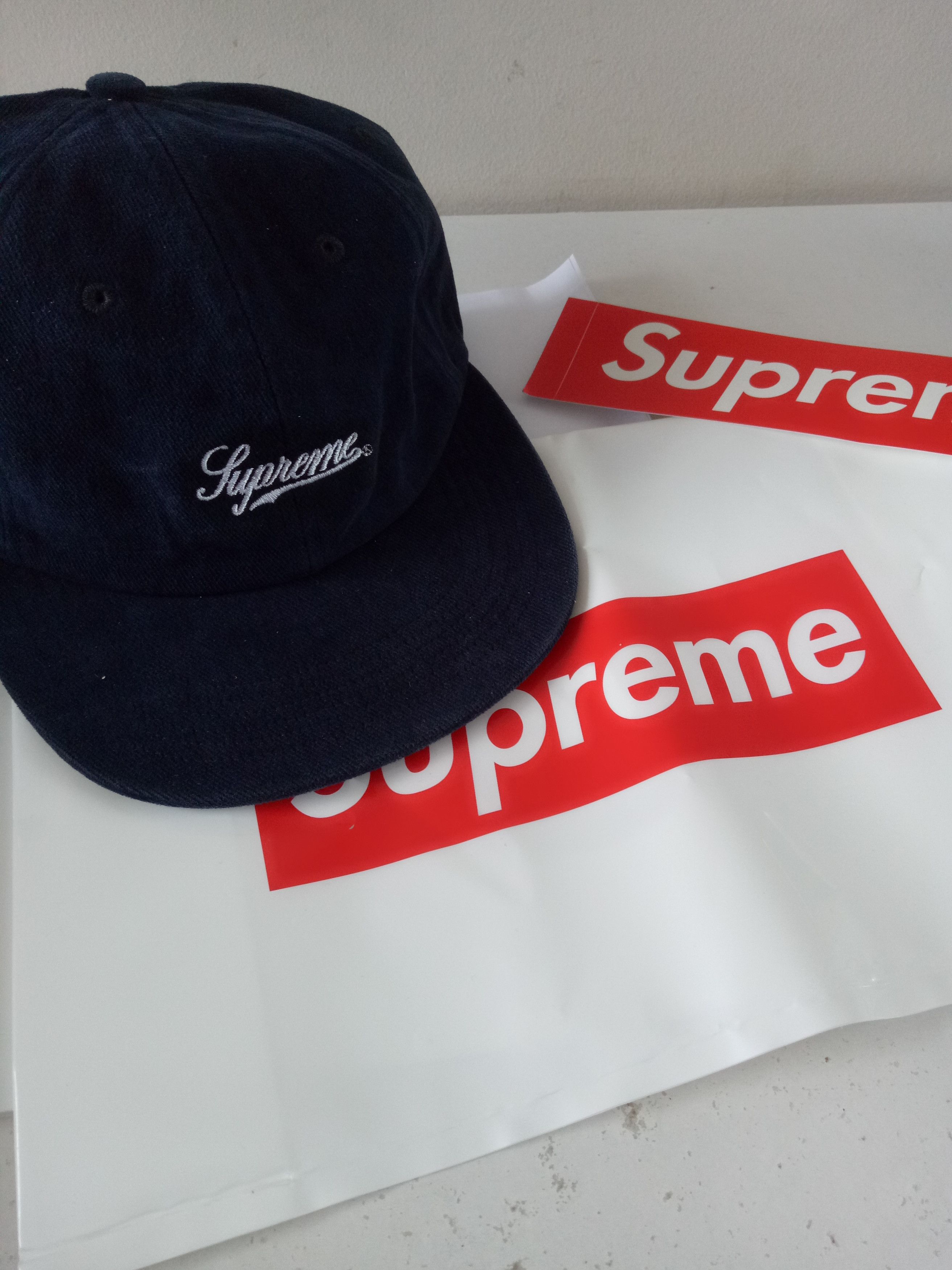 Supreme Brushed Twill Script 6-Panel | Grailed