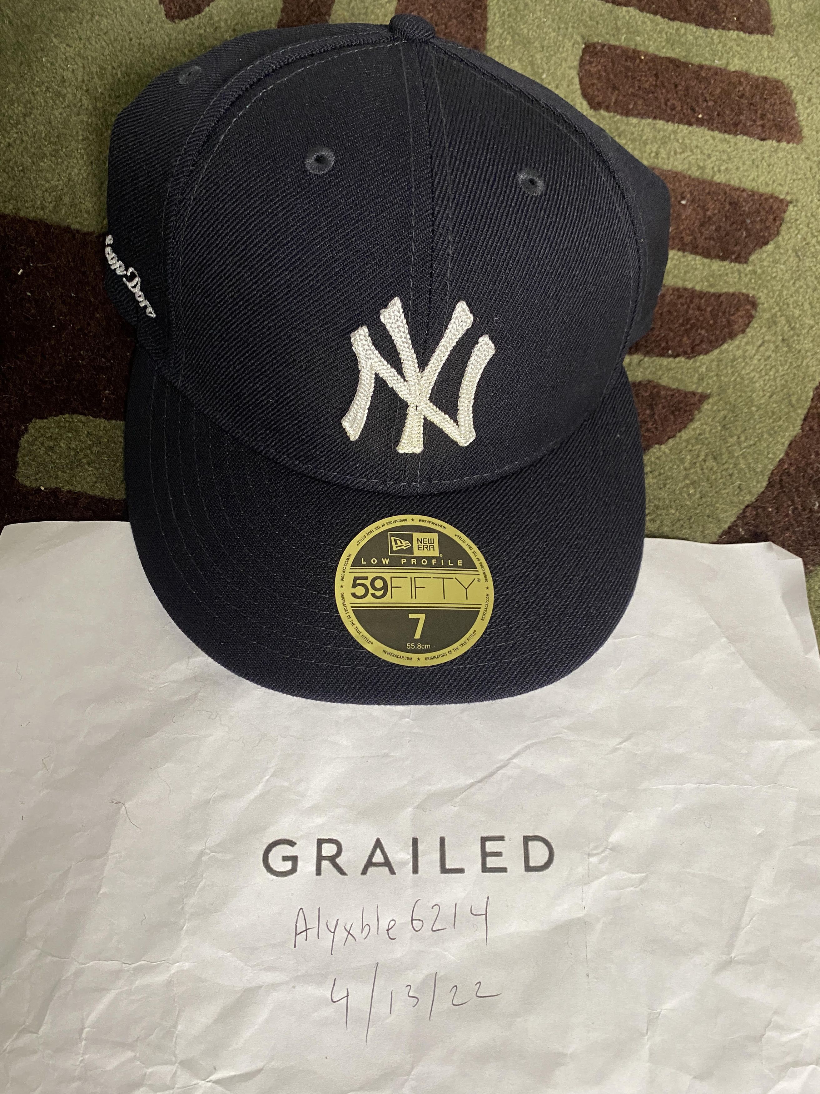 Aime Leon Dore [size 7] ALD / New Era Chain Stitch Yankee Hat - Black Size ONE SIZE - 2 Thumbnail
