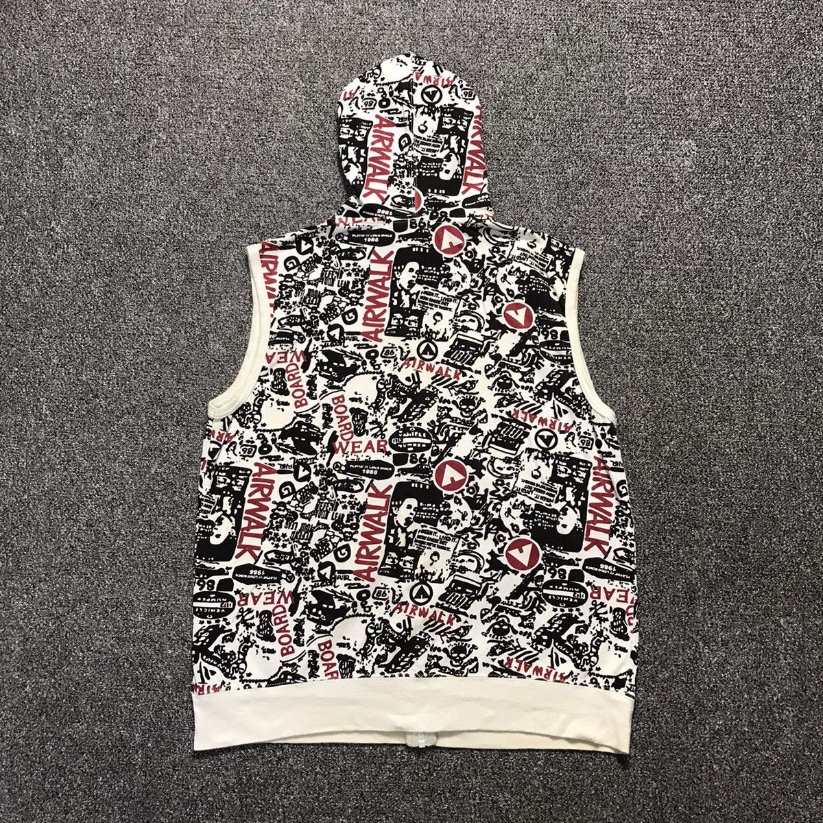 Airwalk Vintage Airwalk All Over Print Sleeveless Hoodie Size US L / EU 52-54 / 3 - 5 Thumbnail