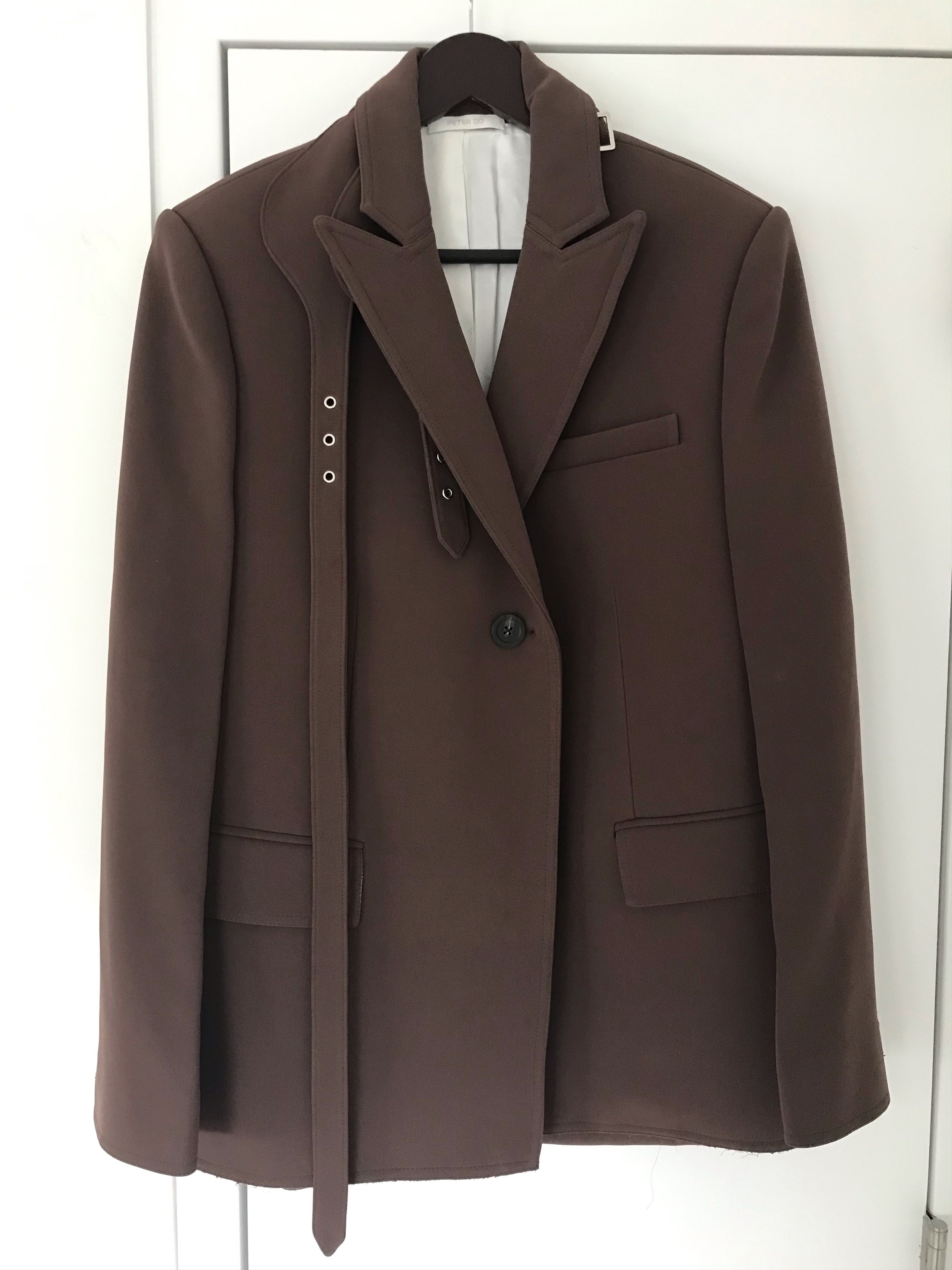 Peter Do PETER DO FW19 BROWN BLAZER | Grailed