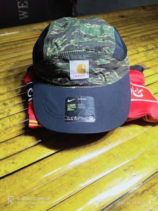 Nike Carhartt x Nike Tiger Stripes Camo 5 Panel Cap Grailed