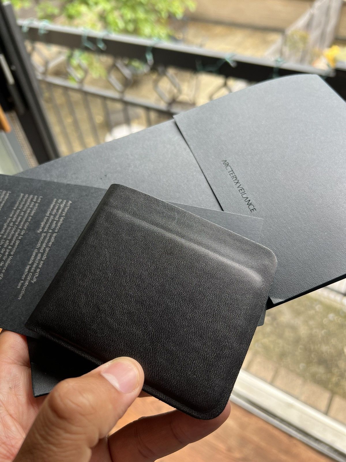 Veilance Arcteryx VEILANCE CASING BILLFOLD 78MM - BLACK Wallet