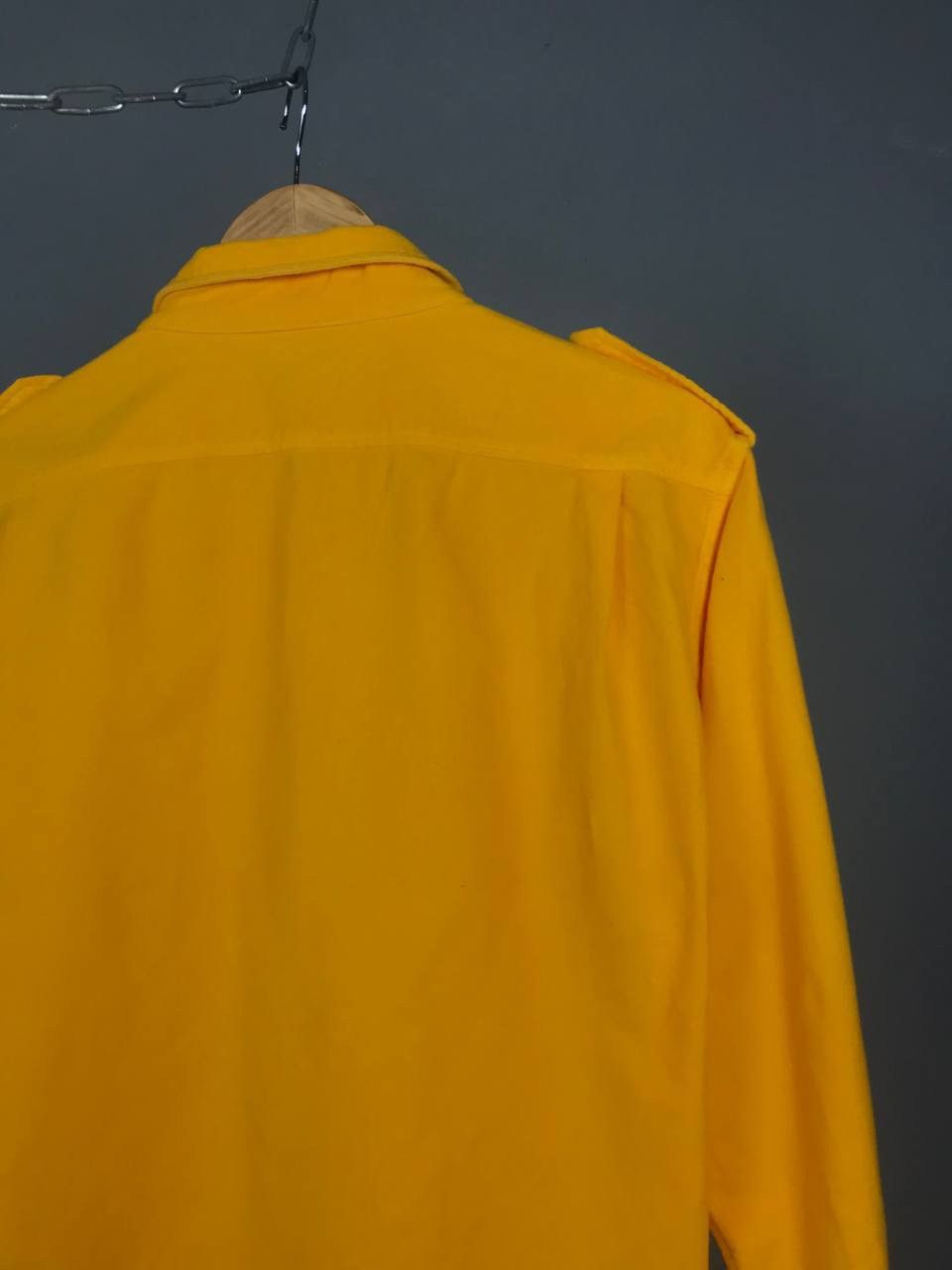 Japanese Brand Over the stripes Japanese brand luxury yellow shirt Size US L / EU 52-54 / 3 - 8 Thumbnail