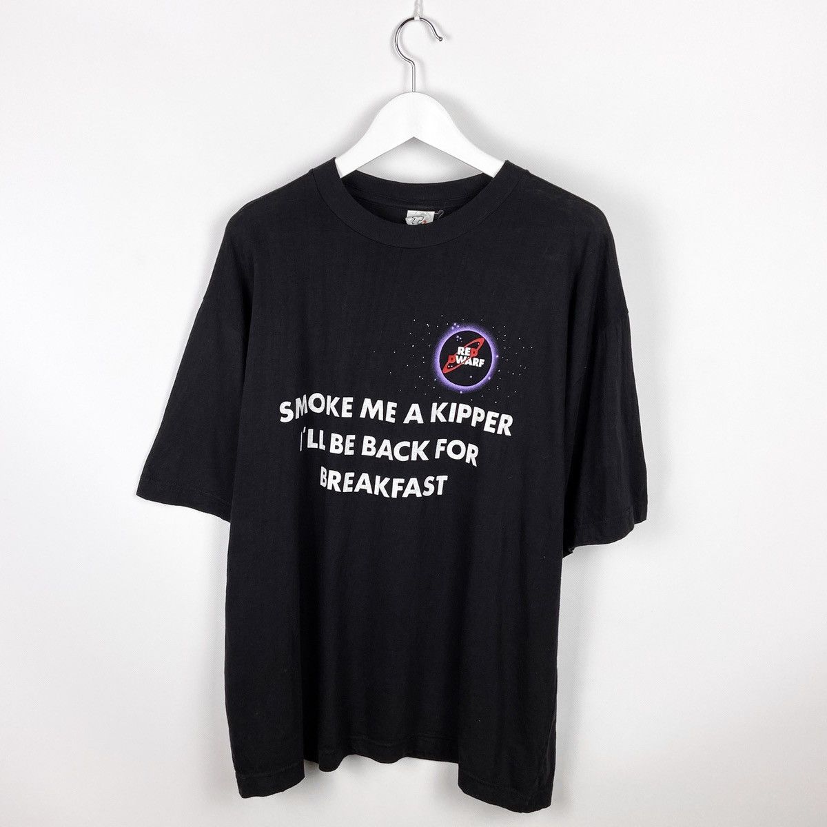 Vintage Vintage 90s Red Dwarf Space Star Trek Travis Style tee Size US XL / EU 56 / 4 - 1 Thumbnail