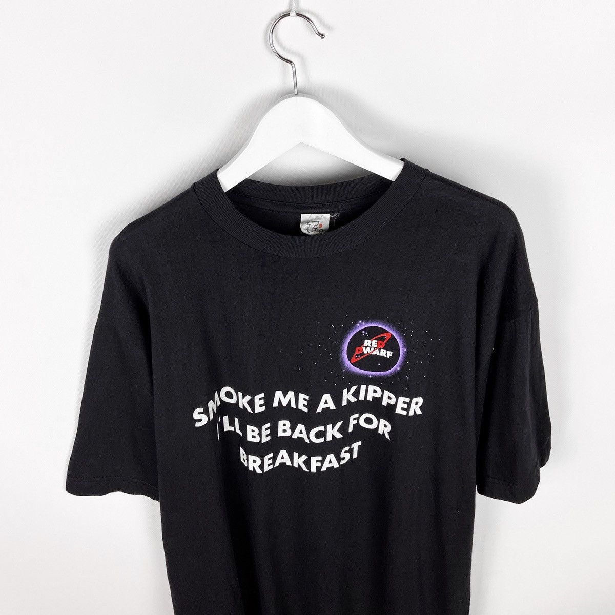Vintage Vintage 90s Red Dwarf Space Star Trek Travis Style tee Size US XL / EU 56 / 4 - 2 Thumbnail