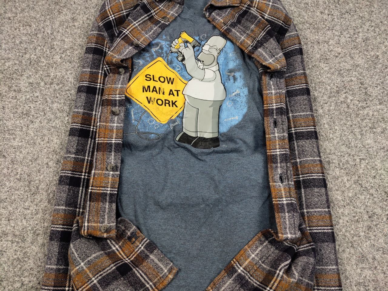 Flannel Vintage Flannel Shirt Travis Scott Style Size US XL / EU 56 / 4 - 6 Thumbnail