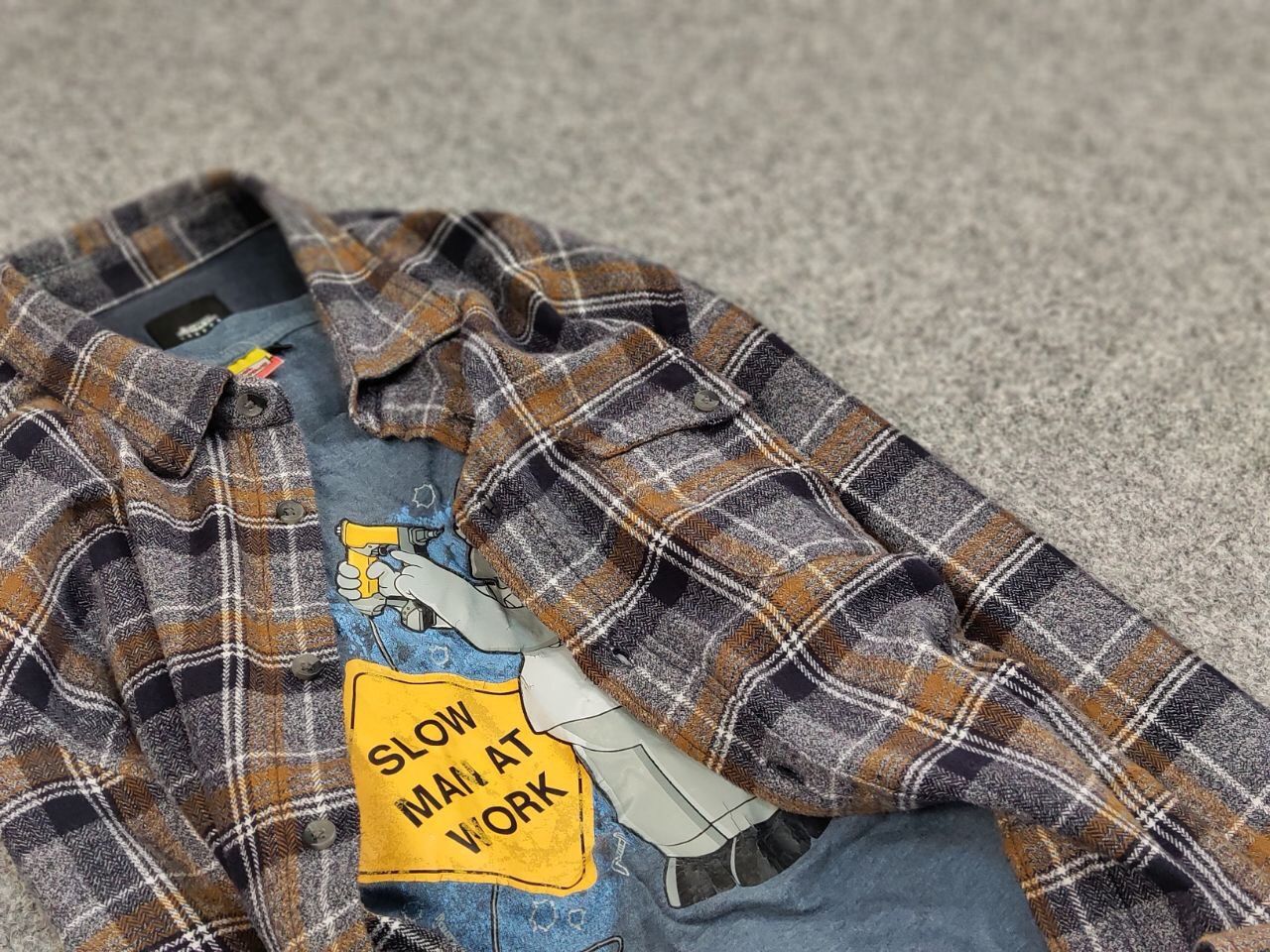 Flannel Vintage Flannel Shirt Travis Scott Style Size US XL / EU 56 / 4 - 11 Thumbnail