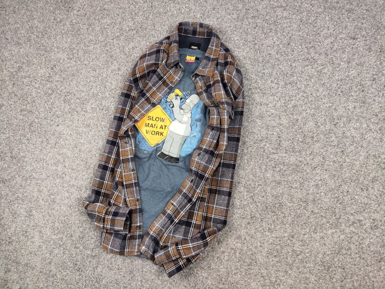 Flannel Vintage Flannel Shirt Travis Scott Style Size US XL / EU 56 / 4 - 9 Thumbnail
