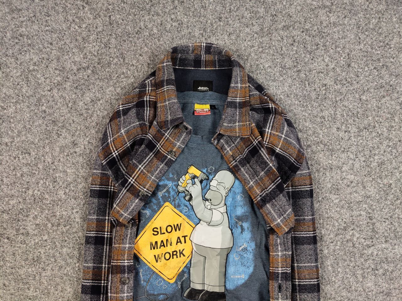 Flannel Vintage Flannel Shirt Travis Scott Style Size US XL / EU 56 / 4 - 4 Thumbnail