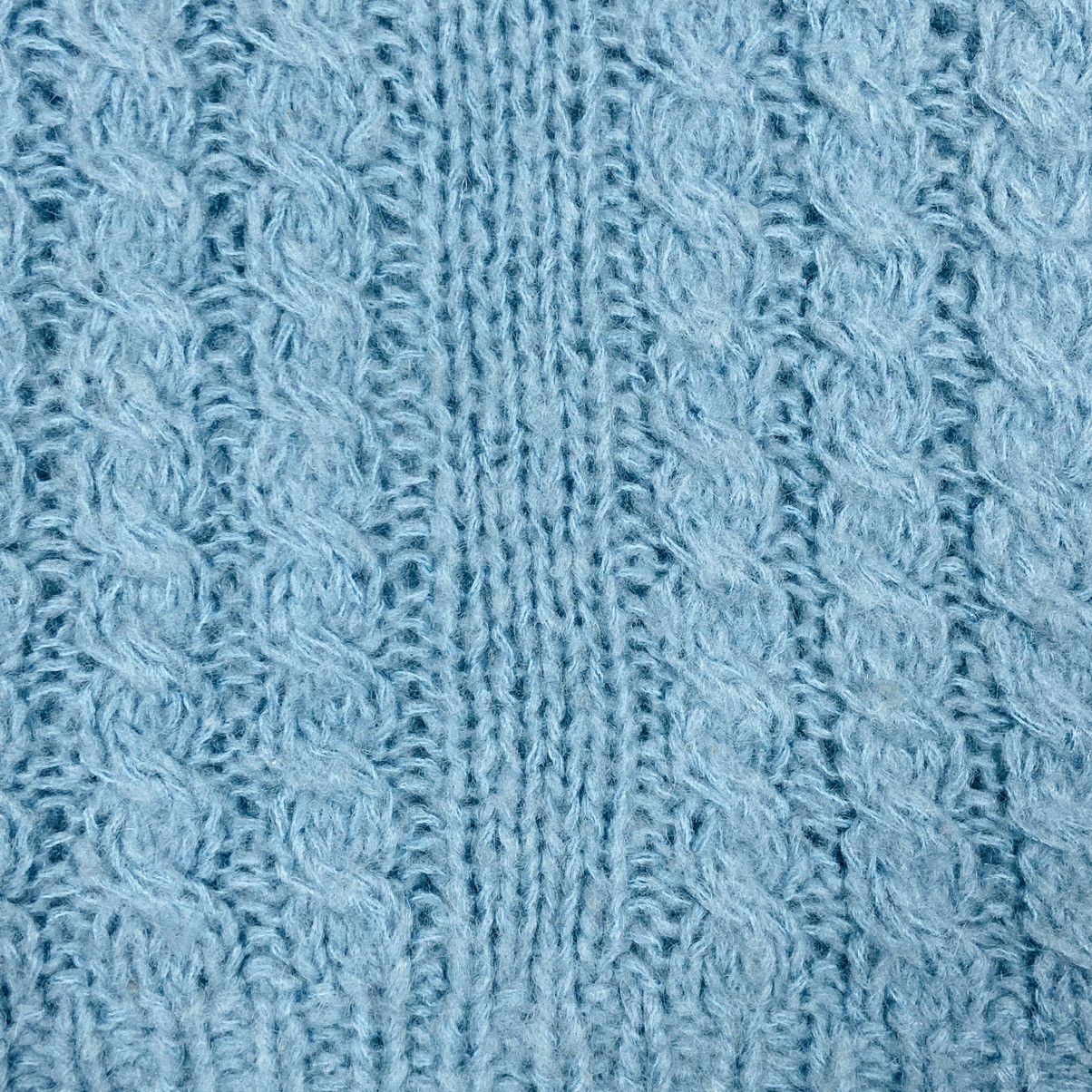 Vintage 90s CUTE BABY BLUE KNITTED WOOL STUDIO MILANO VEST - № 1103 Size US L / EU 52-54 / 3 - 8 Thumbnail