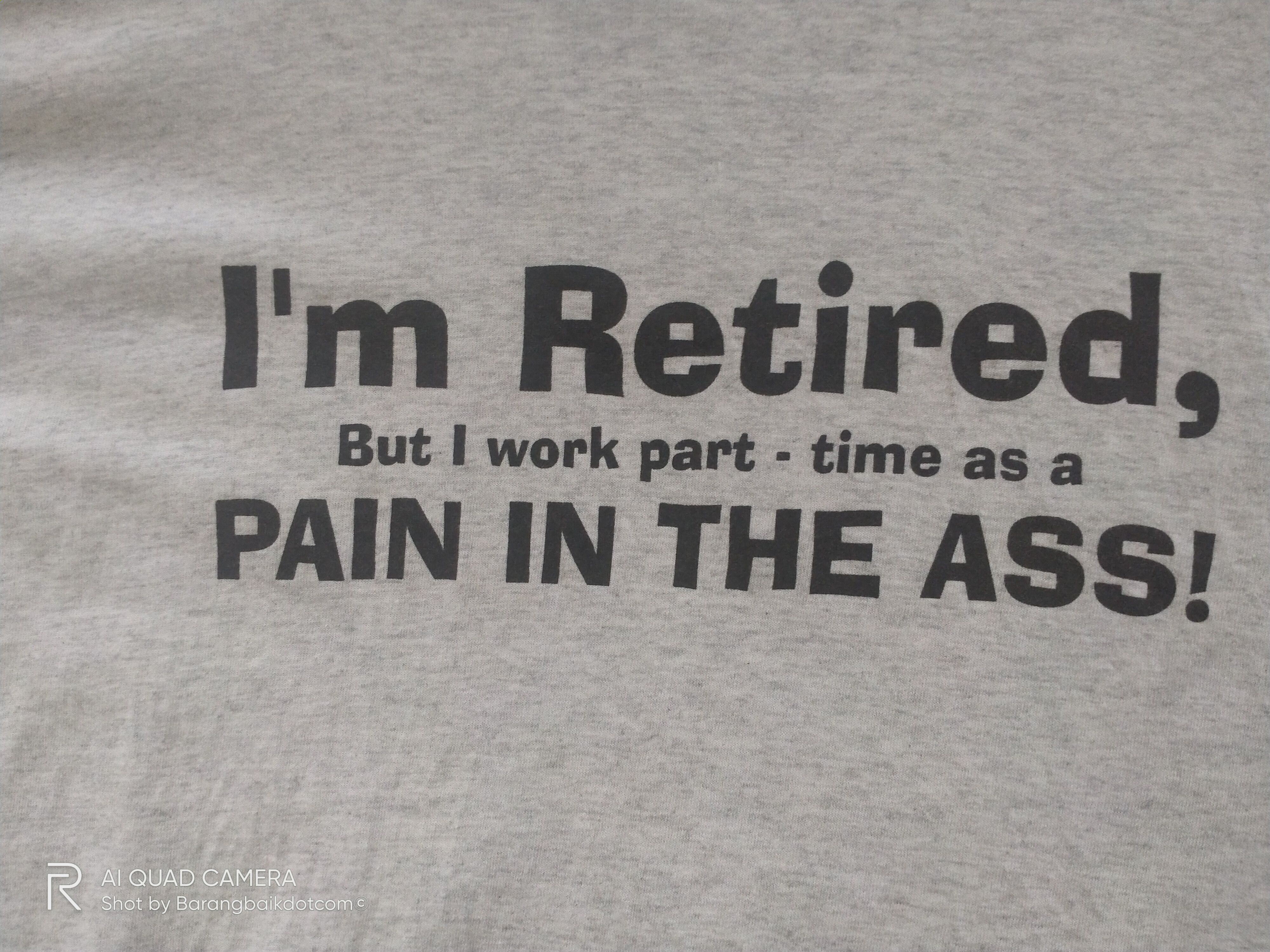 Vintage Distressed I'm retired... wording T-Shirt Size US XXL / EU 58 / 5 - 3 Thumbnail