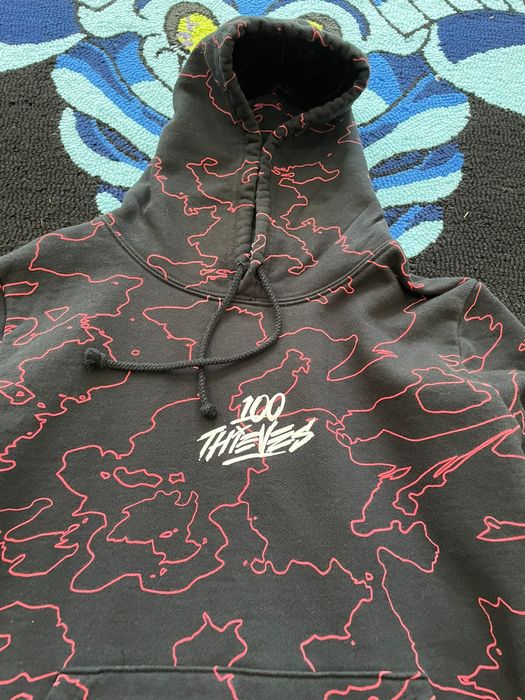100 Thieves 100 Thieves “Geography Hoodie” | Grailed