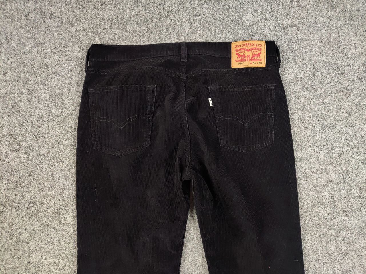Levi's Vintage Levi’s 514 Black Corduroy Pants Trousers Velvet USA Size US 34 / EU 50 - 15 Thumbnail