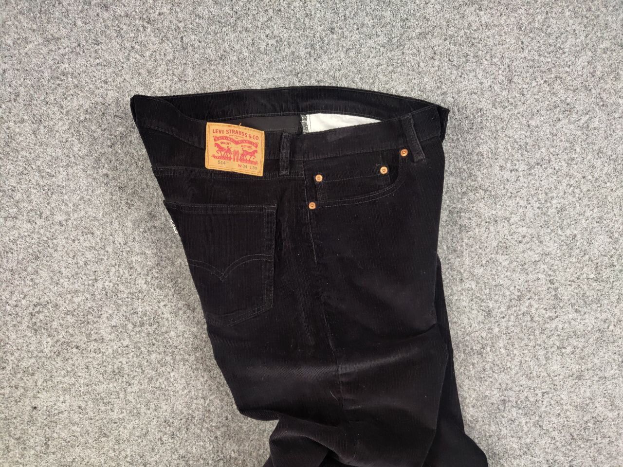 Levi's Vintage Levi’s 514 Black Corduroy Pants Trousers Velvet USA Size US 34 / EU 50 - 17 Thumbnail