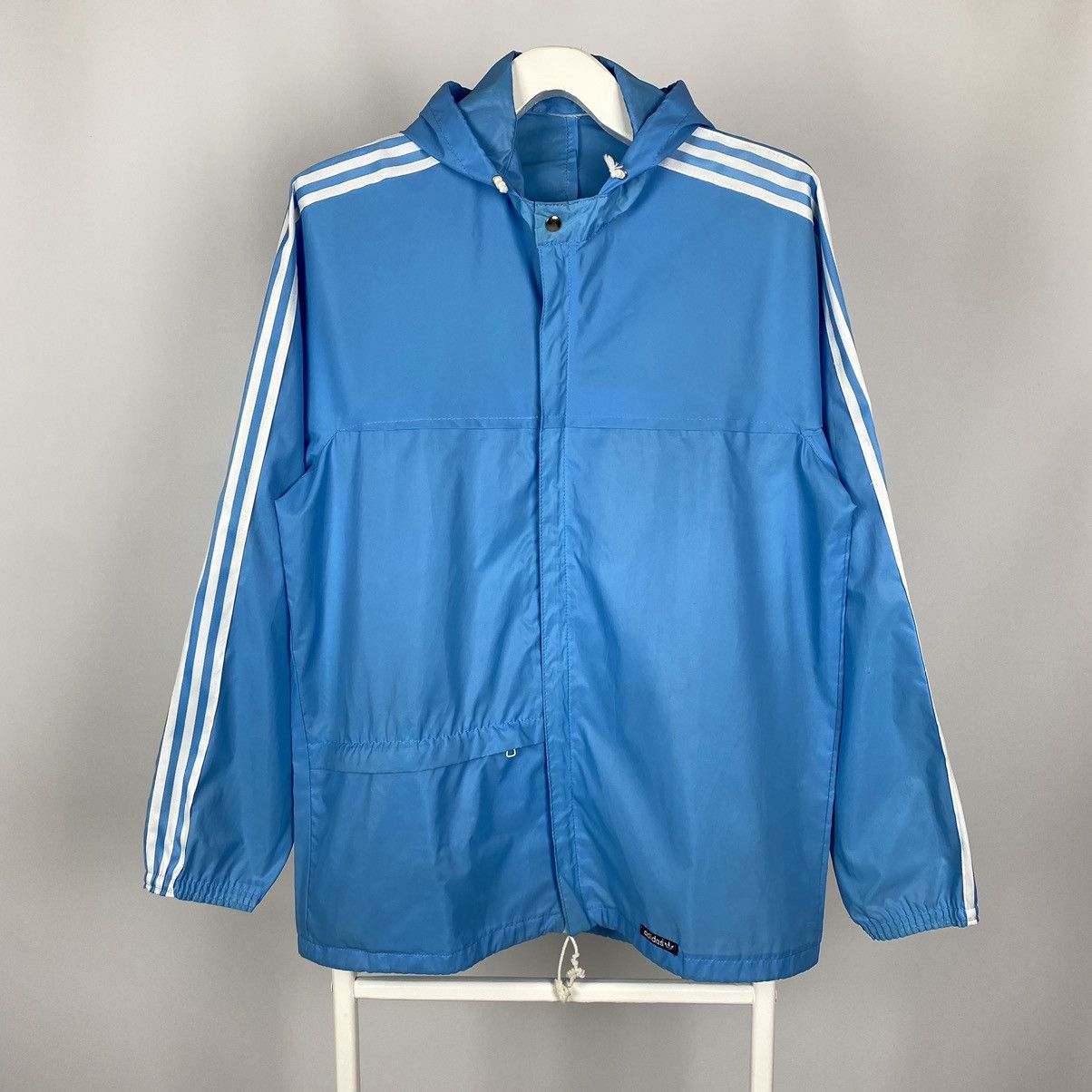 Adidas × Vintage 1980’s Vintage Adidas Ventex Packable Windbreaker Size US M / EU 48-50 / 2 - 1 Thumbnail