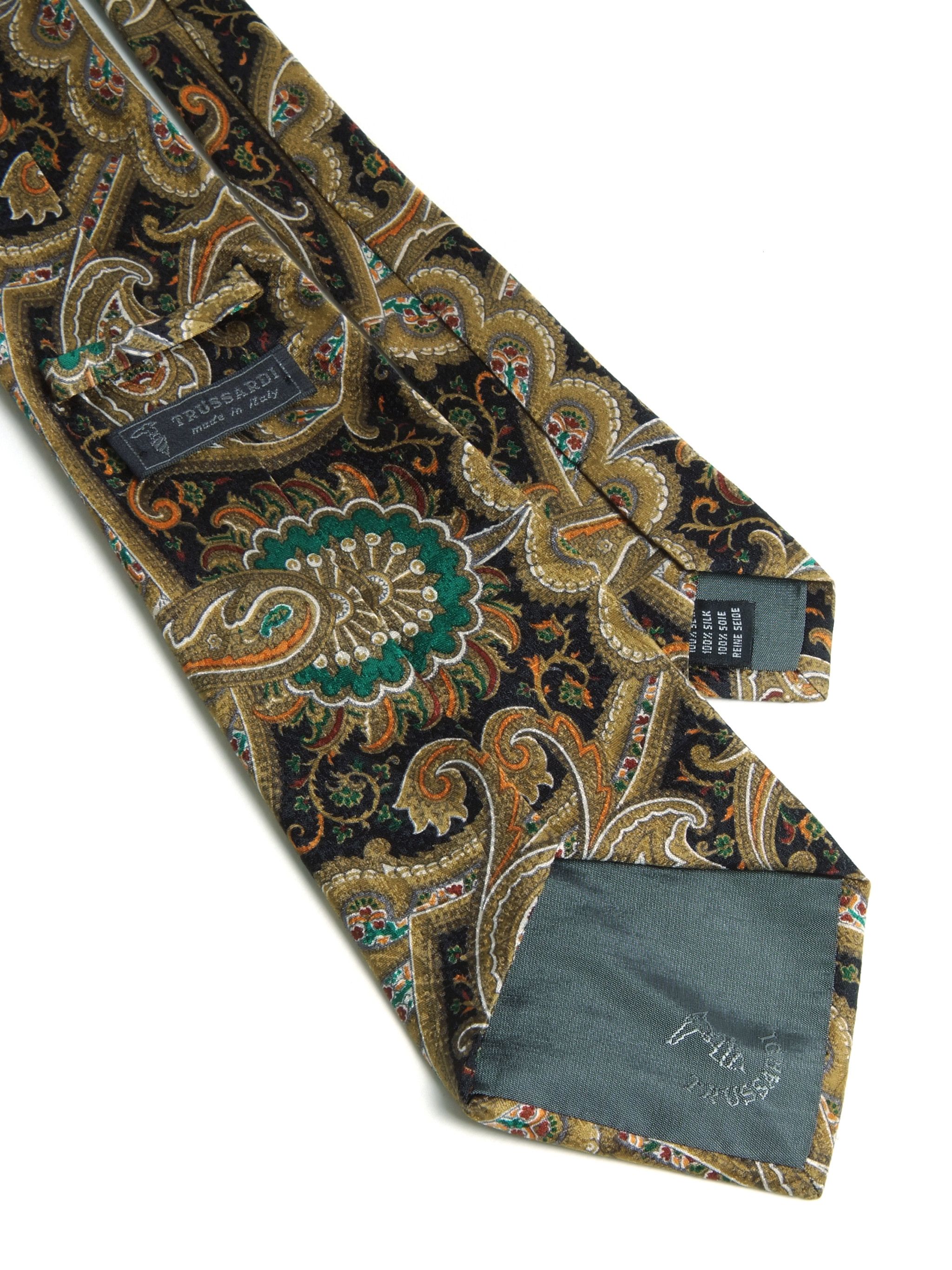 Trussardi × Vintage Lot of 2 Trussardi Vintage Silk Necktie Size ONE SIZE - 6 Thumbnail