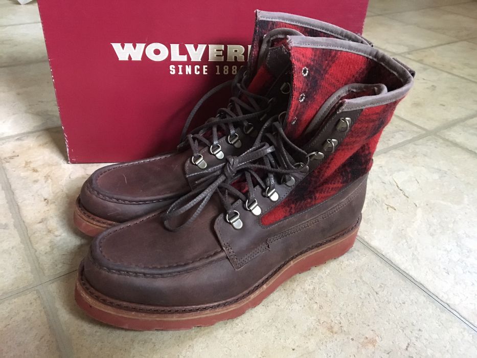 Wolverine New Wolverine 1883 peninsula plaid lace up boot | Grailed