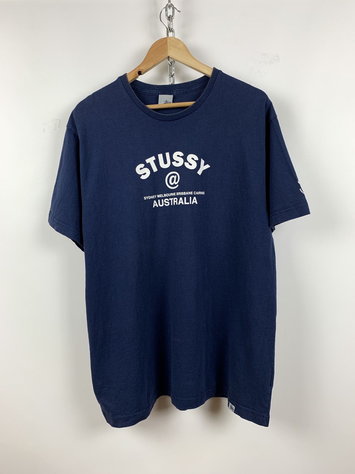 Other Vintage 90s Stussy Australia Sydney Melbourne T-Shirt Size US XL / EU 56 / 4 - 4 Thumbnail