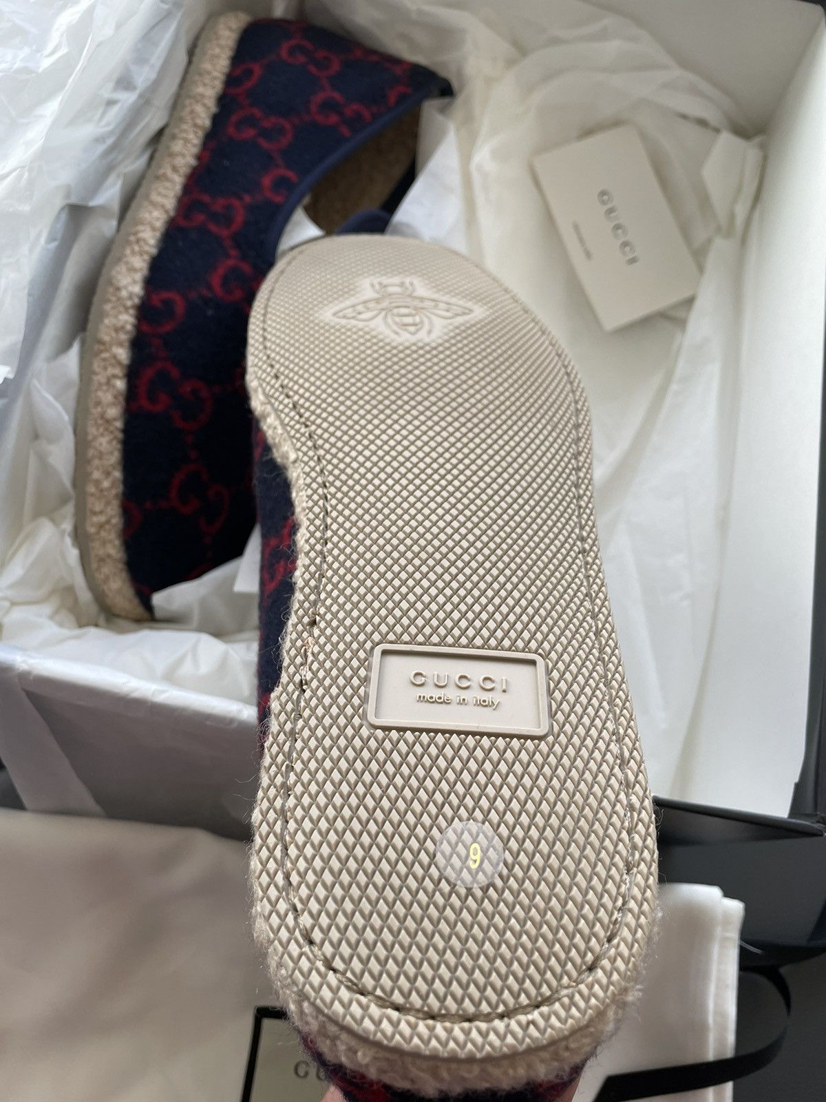 Gucci Rare Brand New Runway GG Logo Shearling Leather Loafer Shoes Size US 9.5 / EU 42-43 - 19 Thumbnail