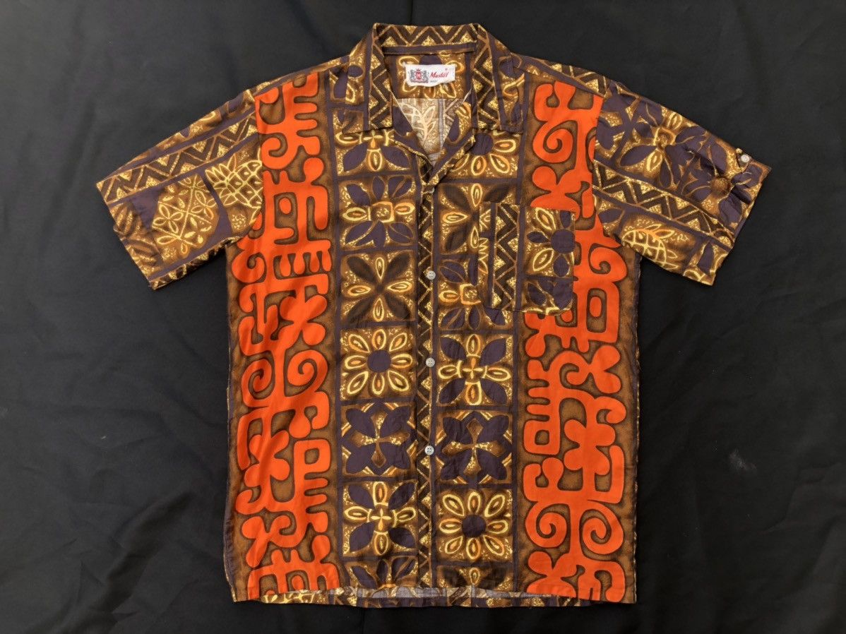 Vintage Vintage 60s 70s Mastiff Hawaiian Psychedelic Shirt Size US M / EU 48-50 / 2 - 5 Thumbnail