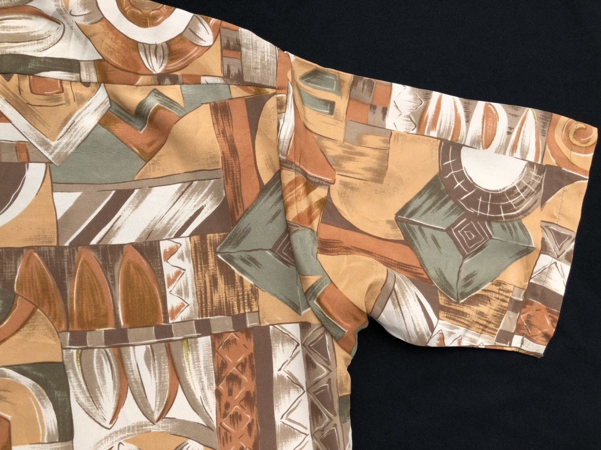 Vintage Vintage 90s EFFE Uomo Abstract Psychedelic Hawaiian Shirt Size US M / EU 48-50 / 2 - 17 Thumbnail
