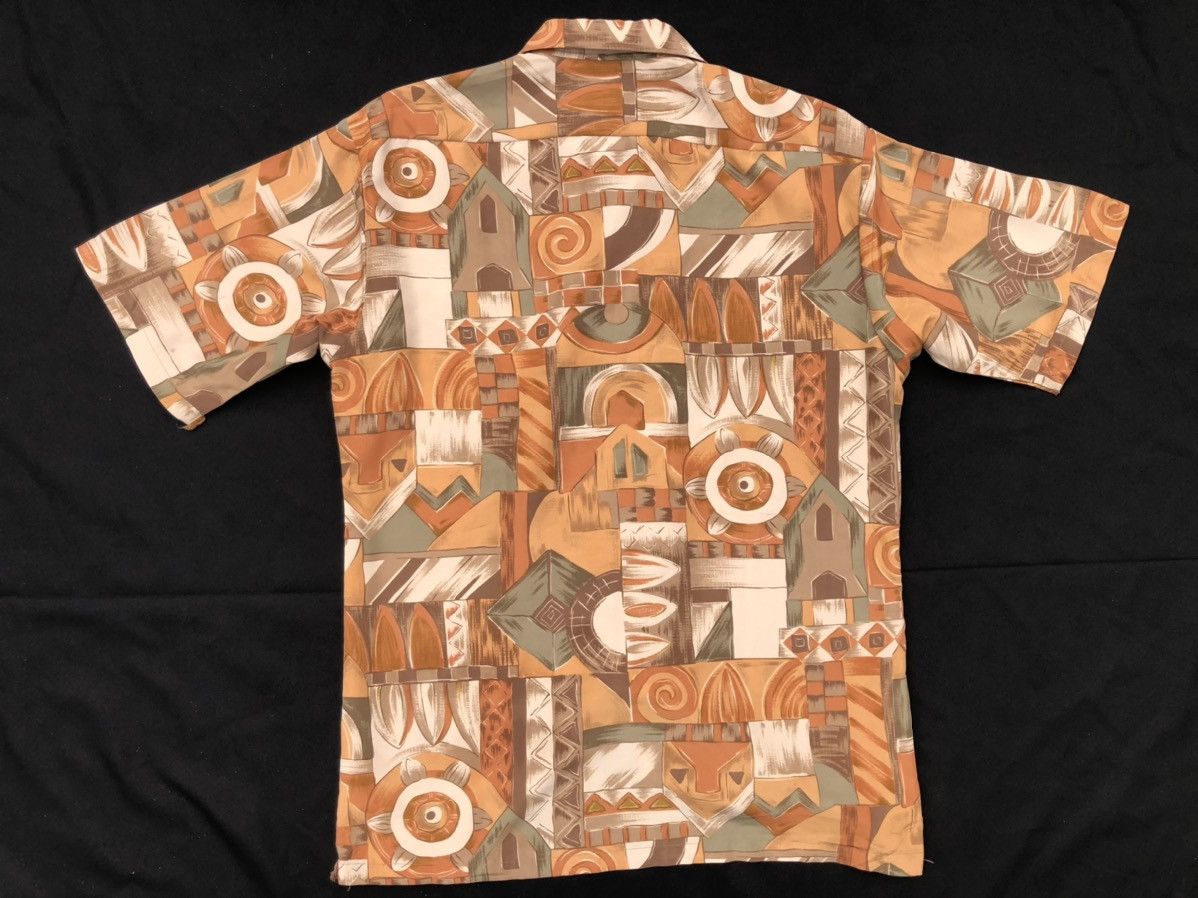 Vintage Vintage 90s EFFE Uomo Abstract Psychedelic Hawaiian Shirt Size US M / EU 48-50 / 2 - 14 Thumbnail