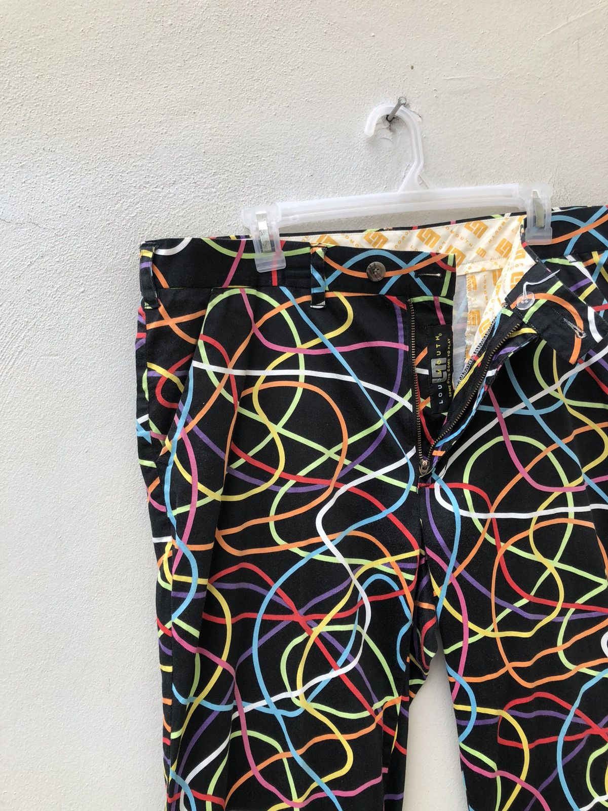 Designer × Vintage Vintage Loudmouth Psychedelic Art Trouser Pant Size US 38 / EU 54 - 7 Thumbnail