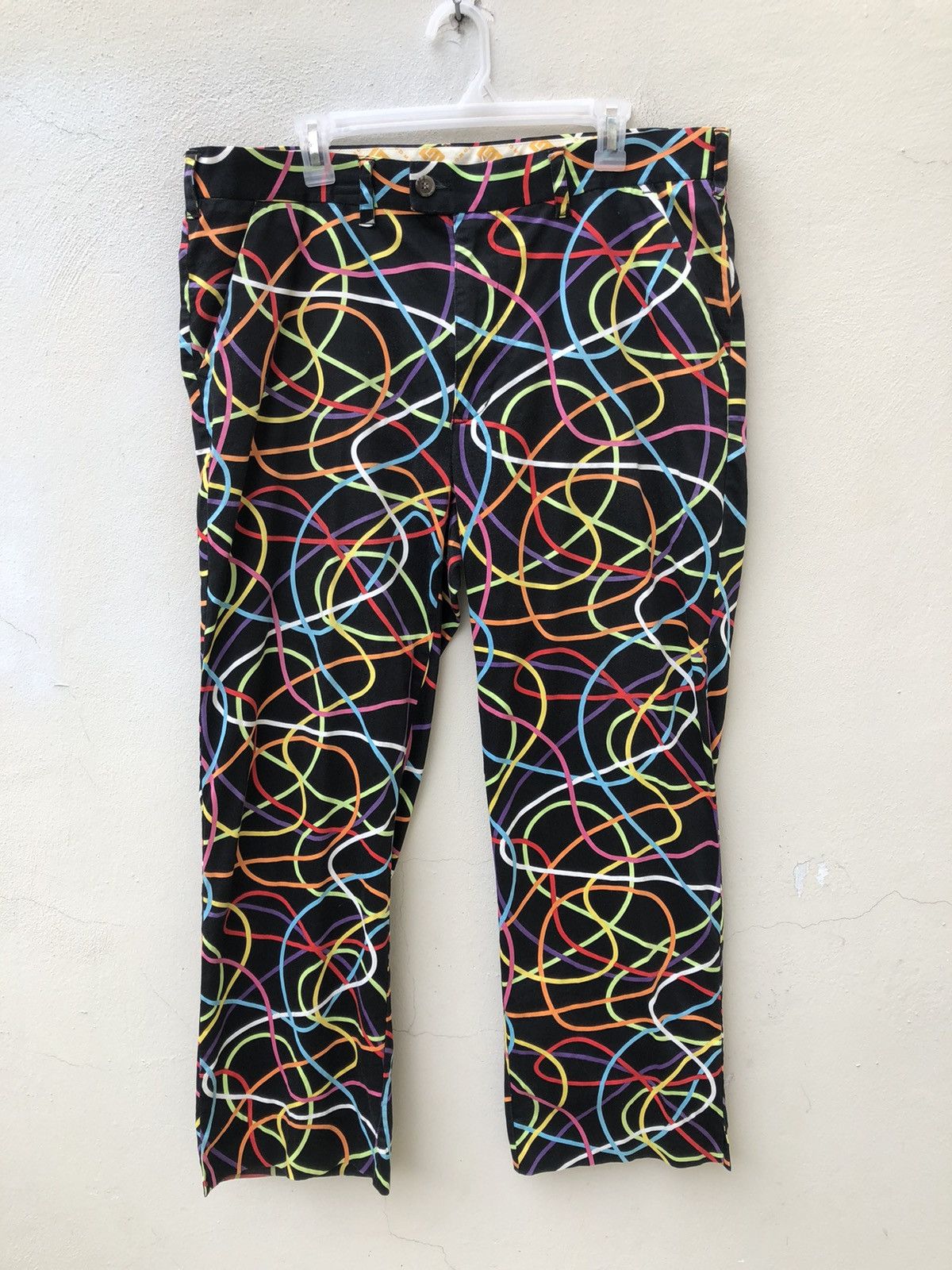 Designer × Vintage Vintage Loudmouth Psychedelic Art Trouser Pant Size US 38 / EU 54 - 6 Thumbnail