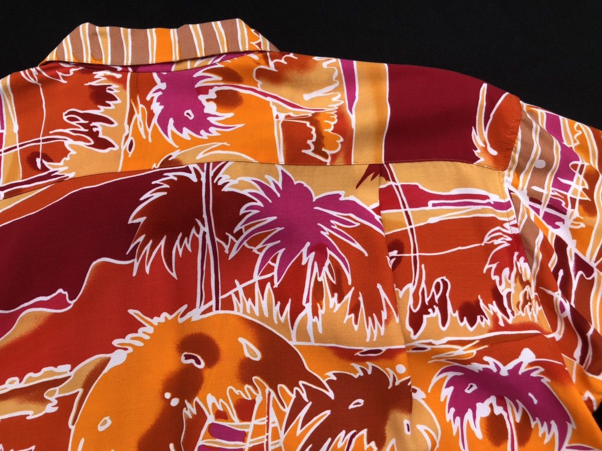 Vintage Vintage 90s Le Lys Rouge Rayon Psychedelic Hawaiian Shirt Size US M / EU 48-50 / 2 - 11 Thumbnail