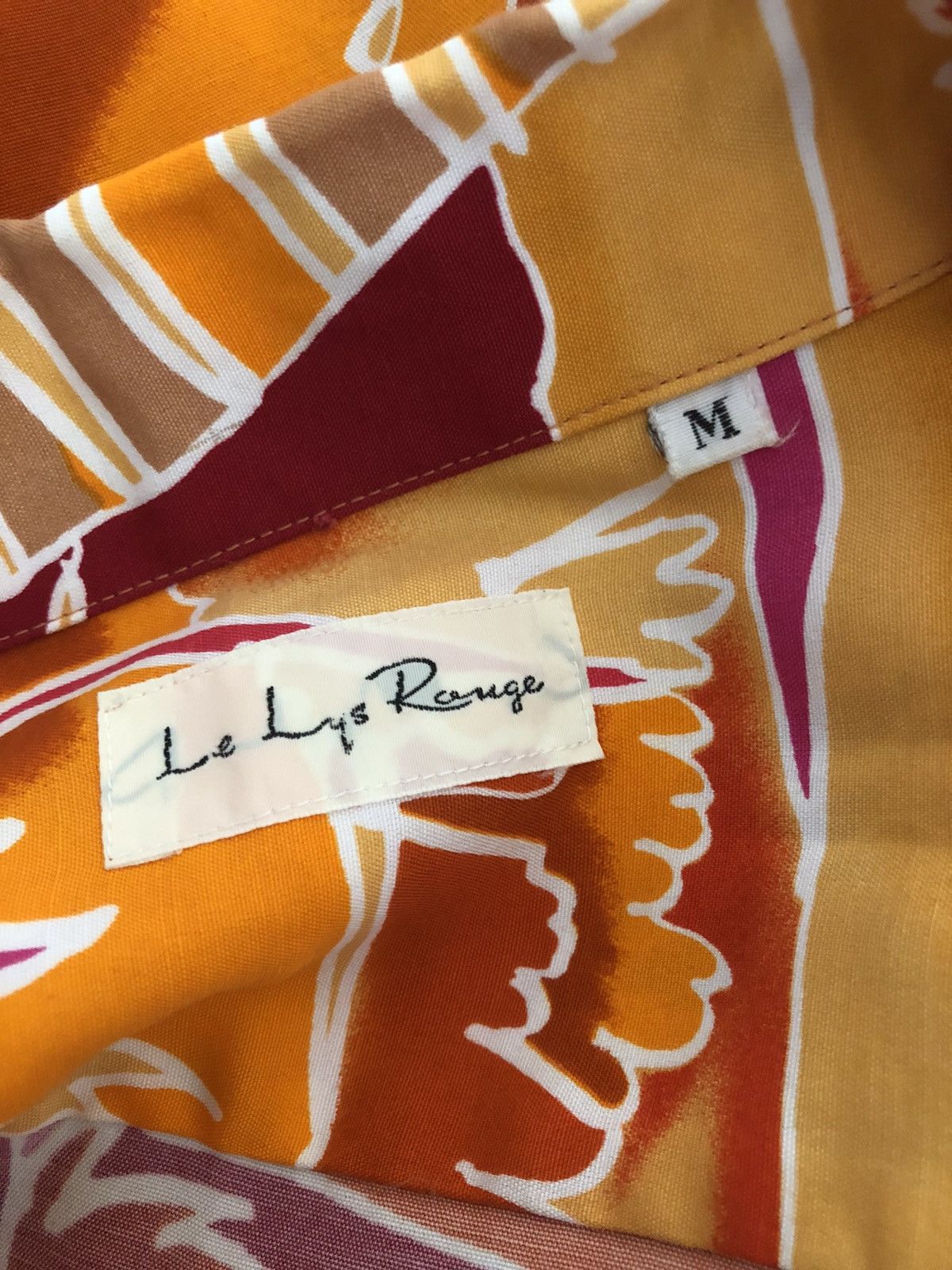 Vintage Vintage 90s Le Lys Rouge Rayon Psychedelic Hawaiian Shirt Size US M / EU 48-50 / 2 - 19 Thumbnail