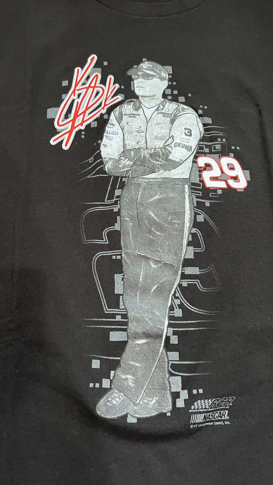 NASCAR × Vintage Kevin Harvick #29 NASCAR T-Shirt Size Large Size US L / EU 52-54 / 3 - 9 Thumbnail
