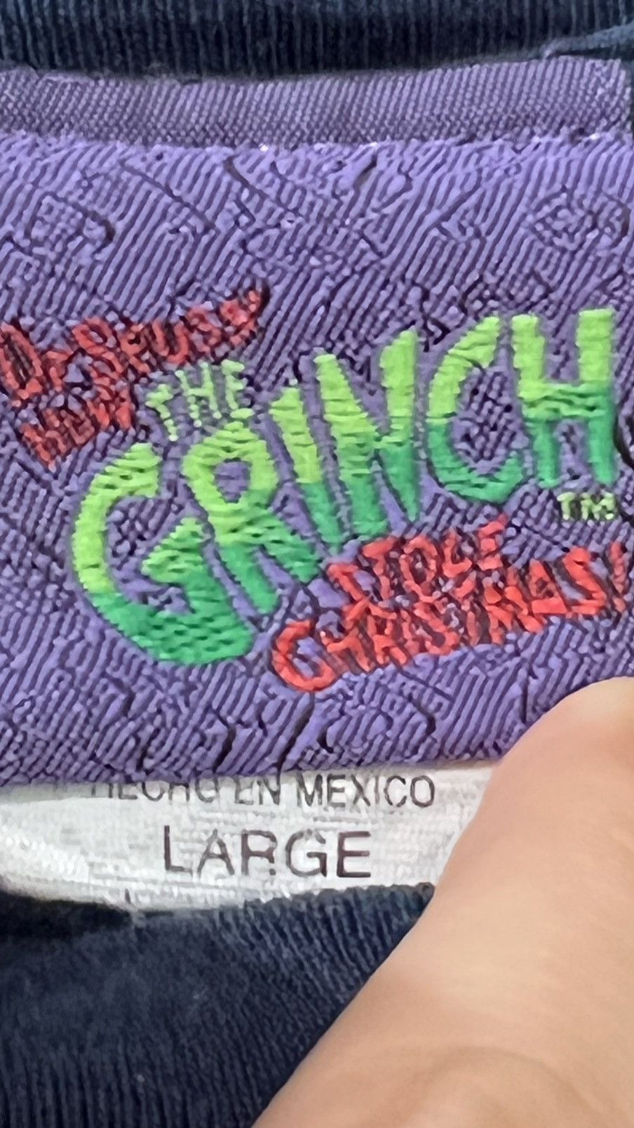 Cartoon Network The Grinch Christmas Tee Size Large Size US L / EU 52-54 / 3 - 4 Thumbnail