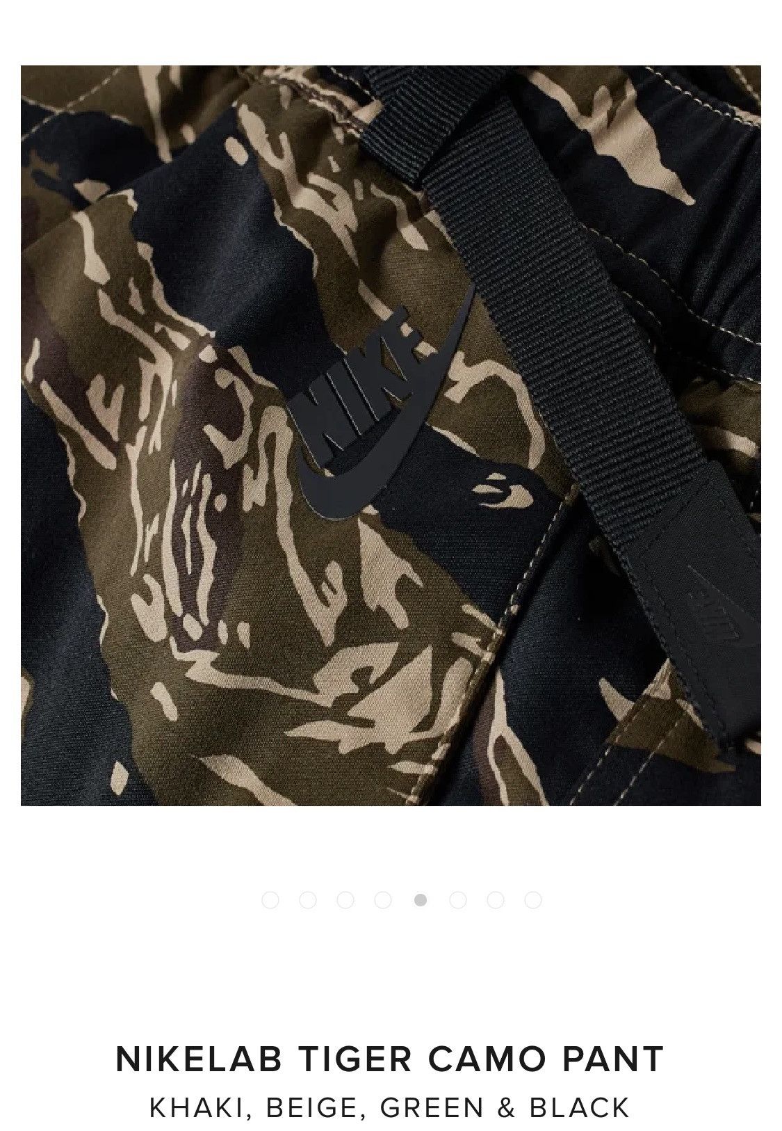 Nike NIKELAB tiger camo pants XL Size US 36 / EU 52 - 3 Thumbnail