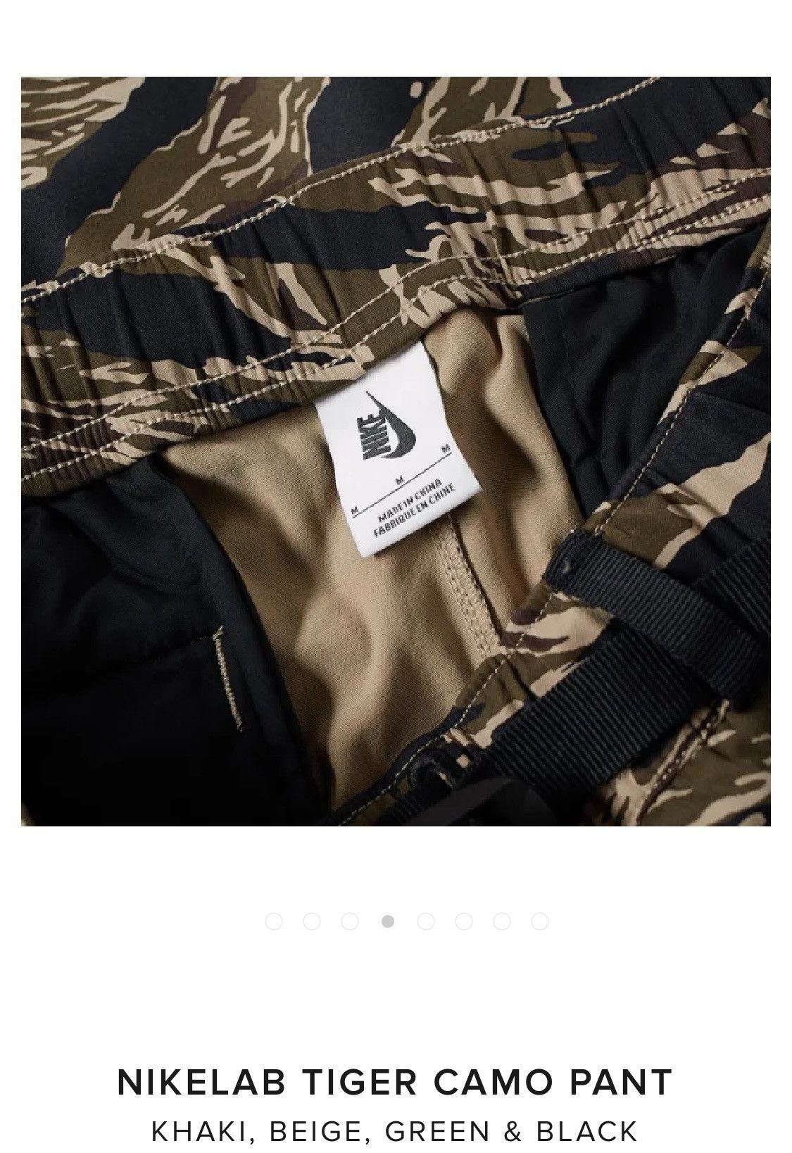 Nike NIKELAB tiger camo pants XL Size US 36 / EU 52 - 4 Thumbnail