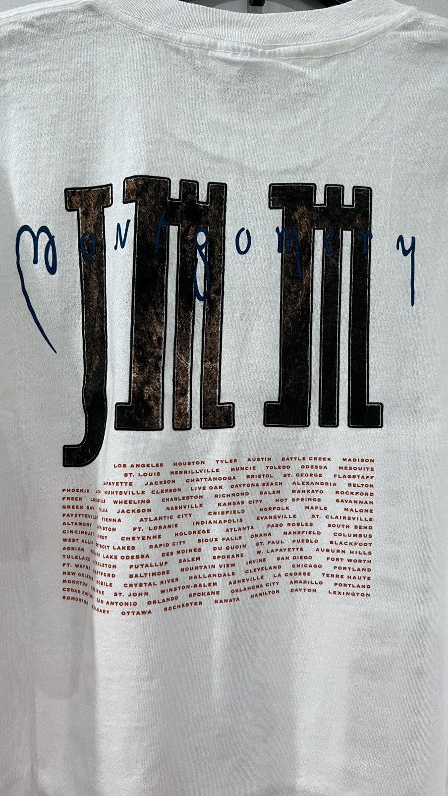 Band Tees × Vintage 90s Vintage John Michael Montgomery Tour Size US XL / EU 56 / 4 - 7 Thumbnail
