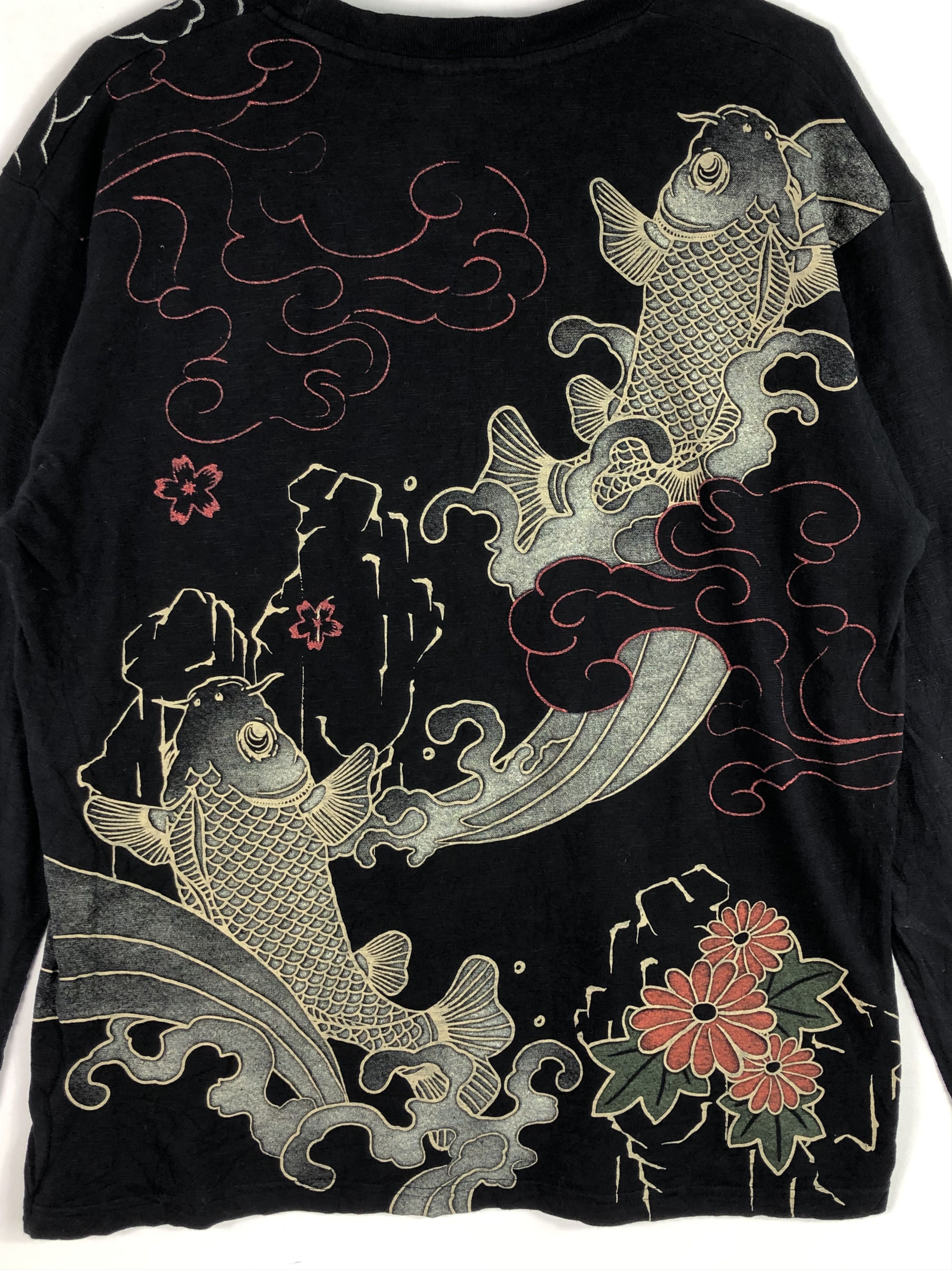 Japanese Brand VINTAGE JAPAN’S KOI FISH TRADITIONAL ART L/S SHIRT Size US L / EU 52-54 / 3 - 3 Thumbnail