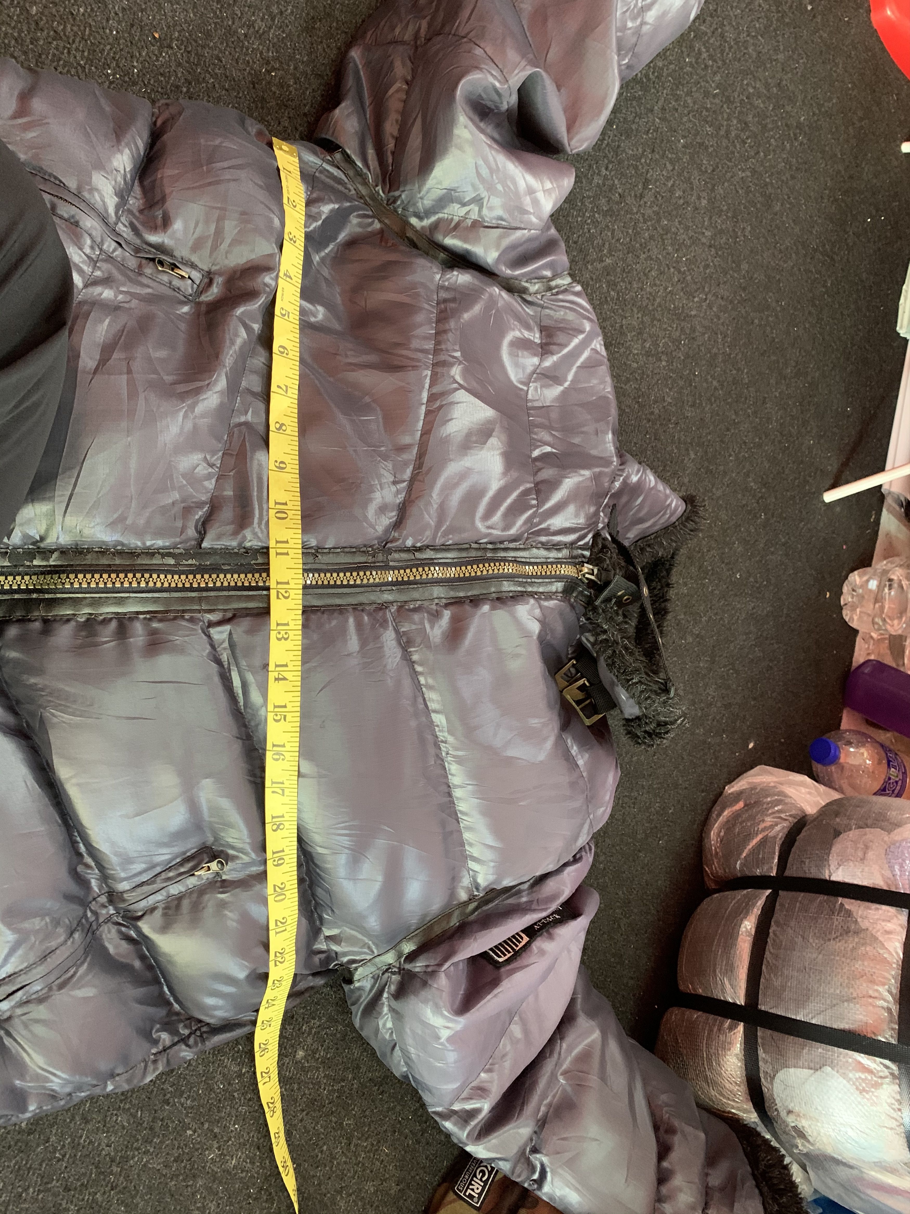 Vintage 🔥US Air Force Emergency Attack Down Puffer Jacket Sherpa Size US L / EU 52-54 / 3 - 16 Thumbnail