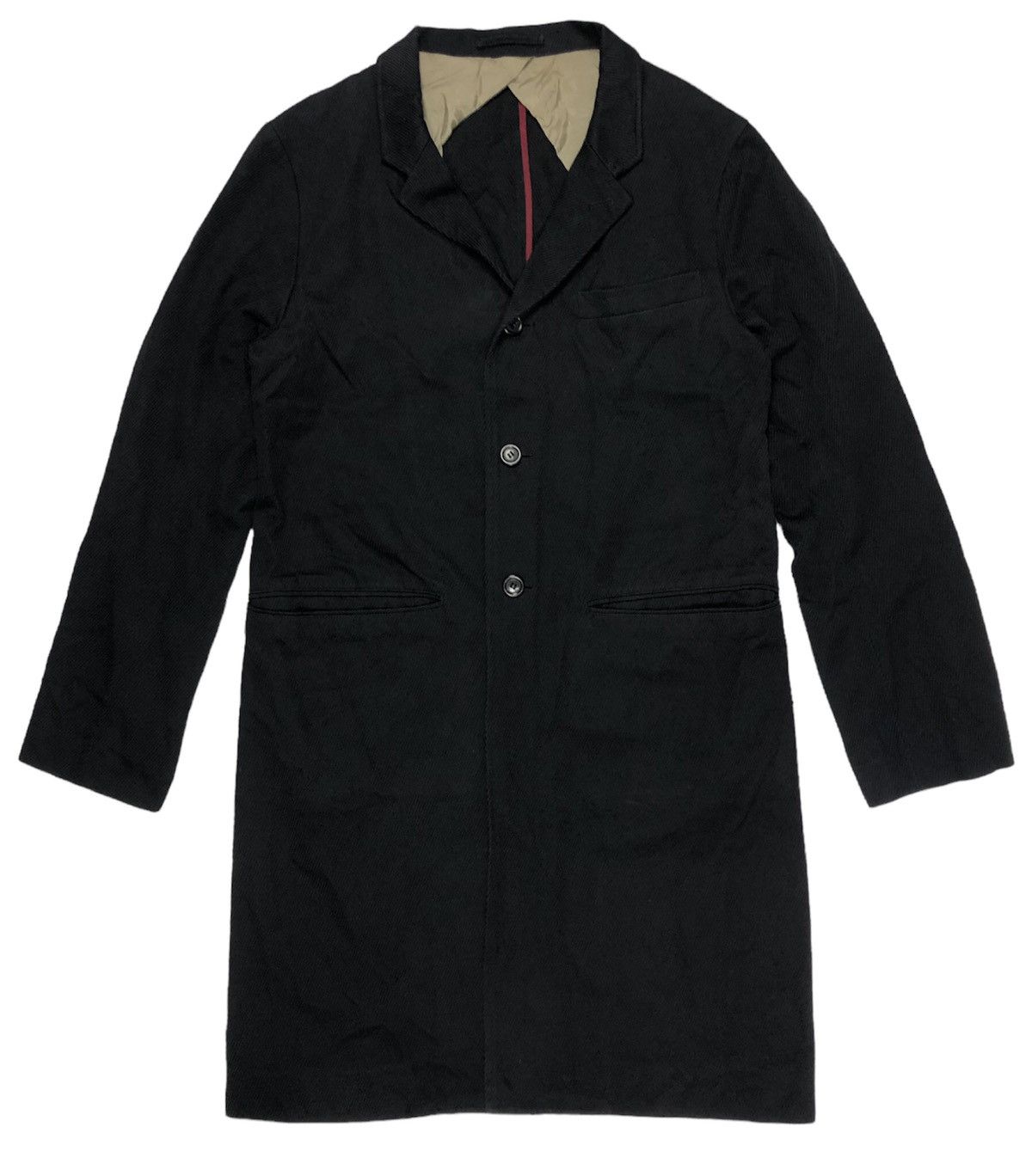 image of Archival Clothing x Comme Des Garcons Vintage Comme Des Garcons Tricot Long Coat in Black (Size Sma