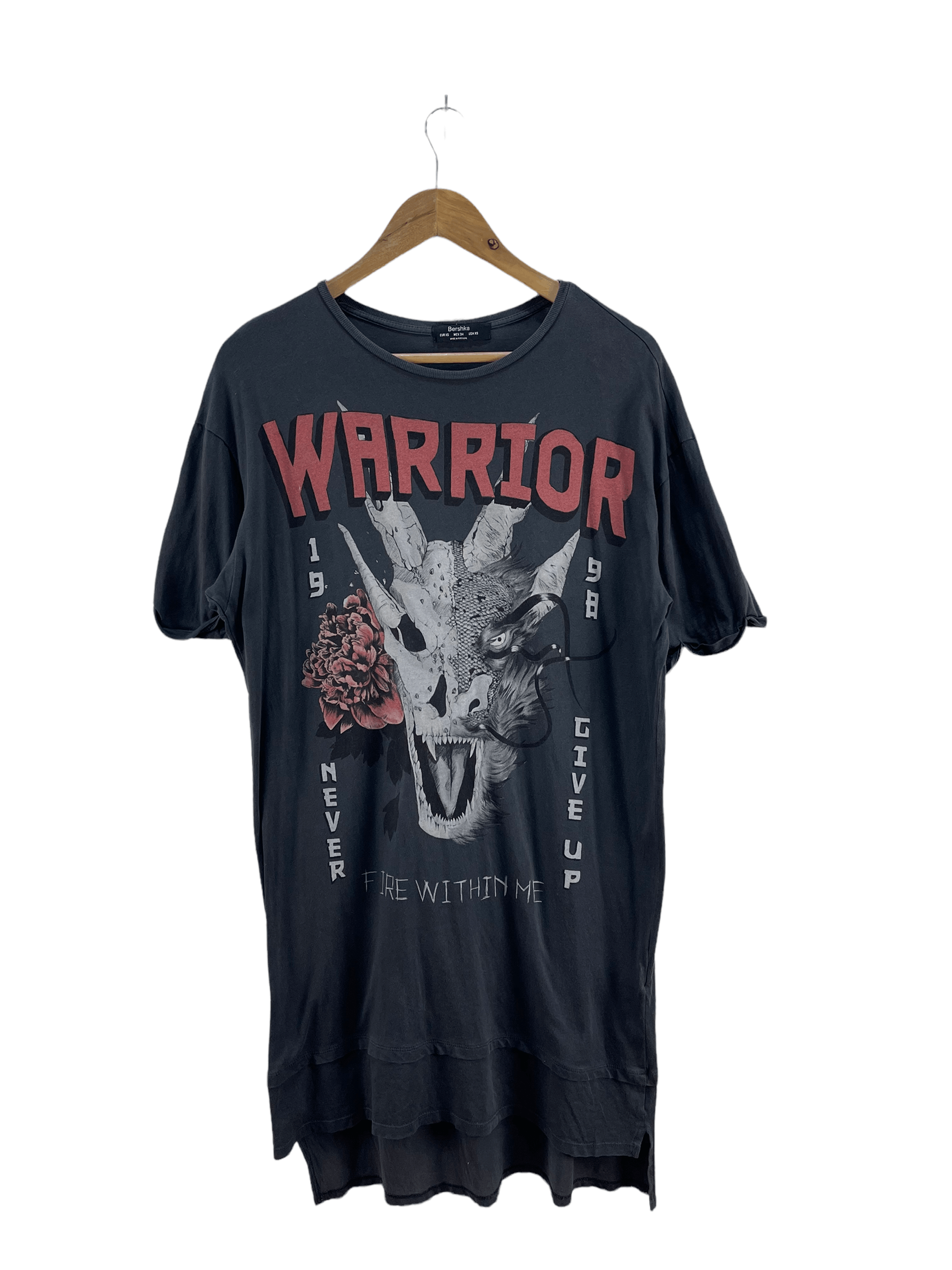 Bershka metallica t discount shirt