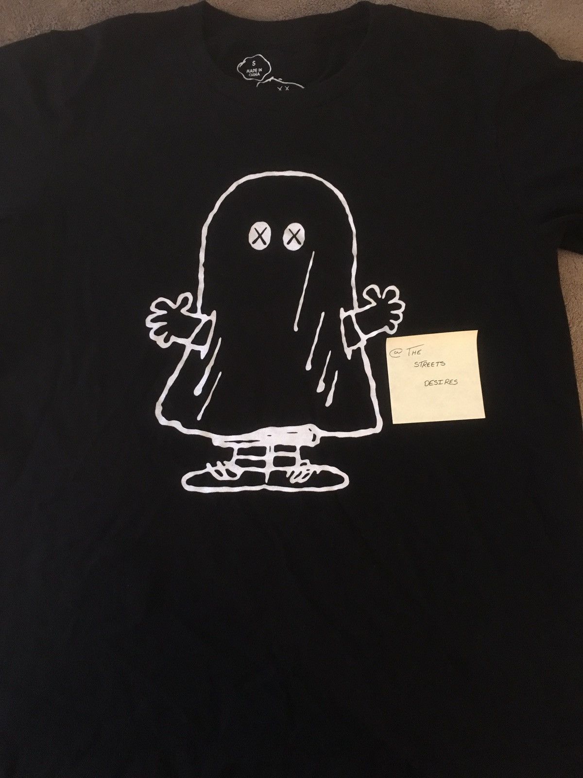 Kaws Kaws x Peanuts Ghost Tee | Grailed