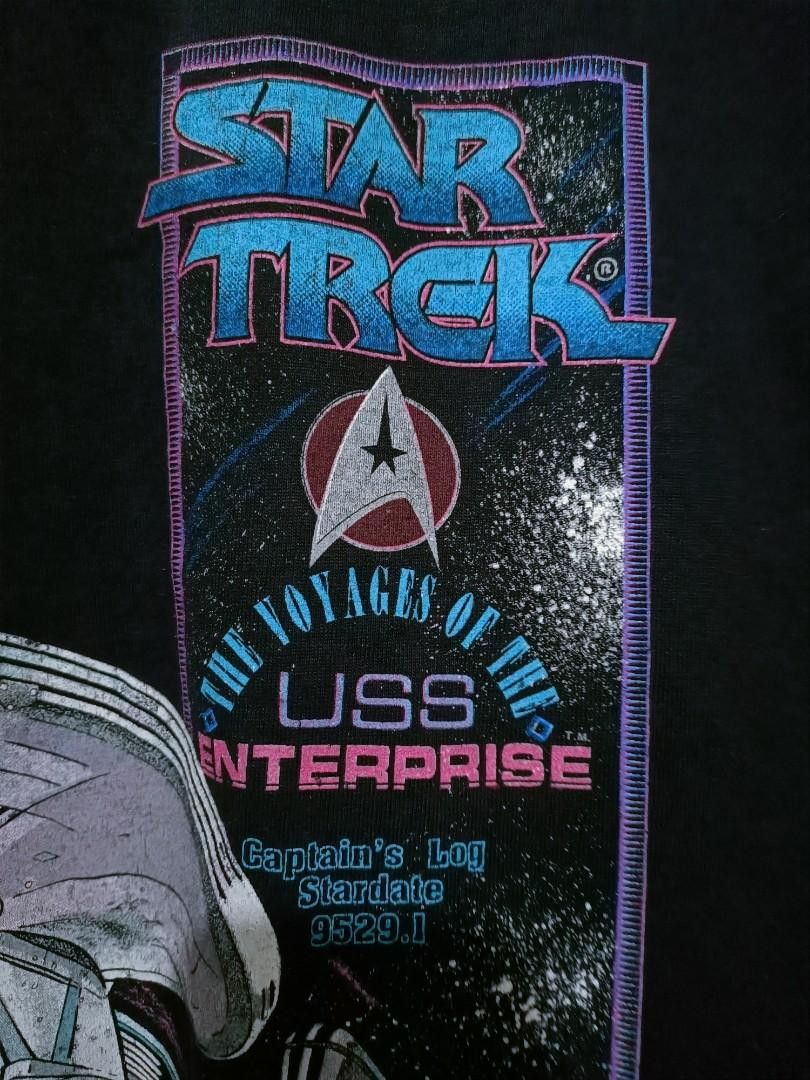 Tultex Vintage 90s Star Trek Sci-Fi Movie Tee USS Enterprise 1991 Size US XL / EU 56 / 4 - 3 Thumbnail