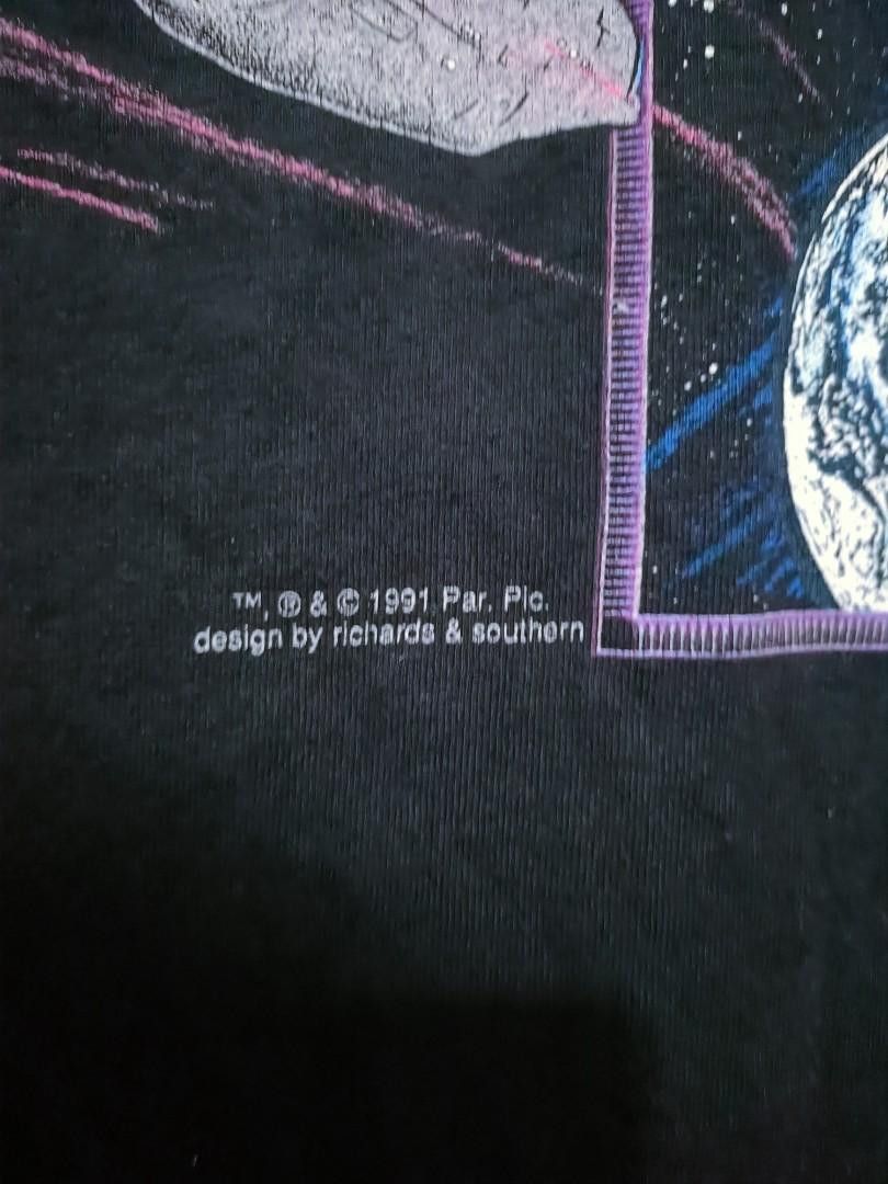 Tultex Vintage 90s Star Trek Sci-Fi Movie Tee USS Enterprise 1991 Size US XL / EU 56 / 4 - 4 Thumbnail